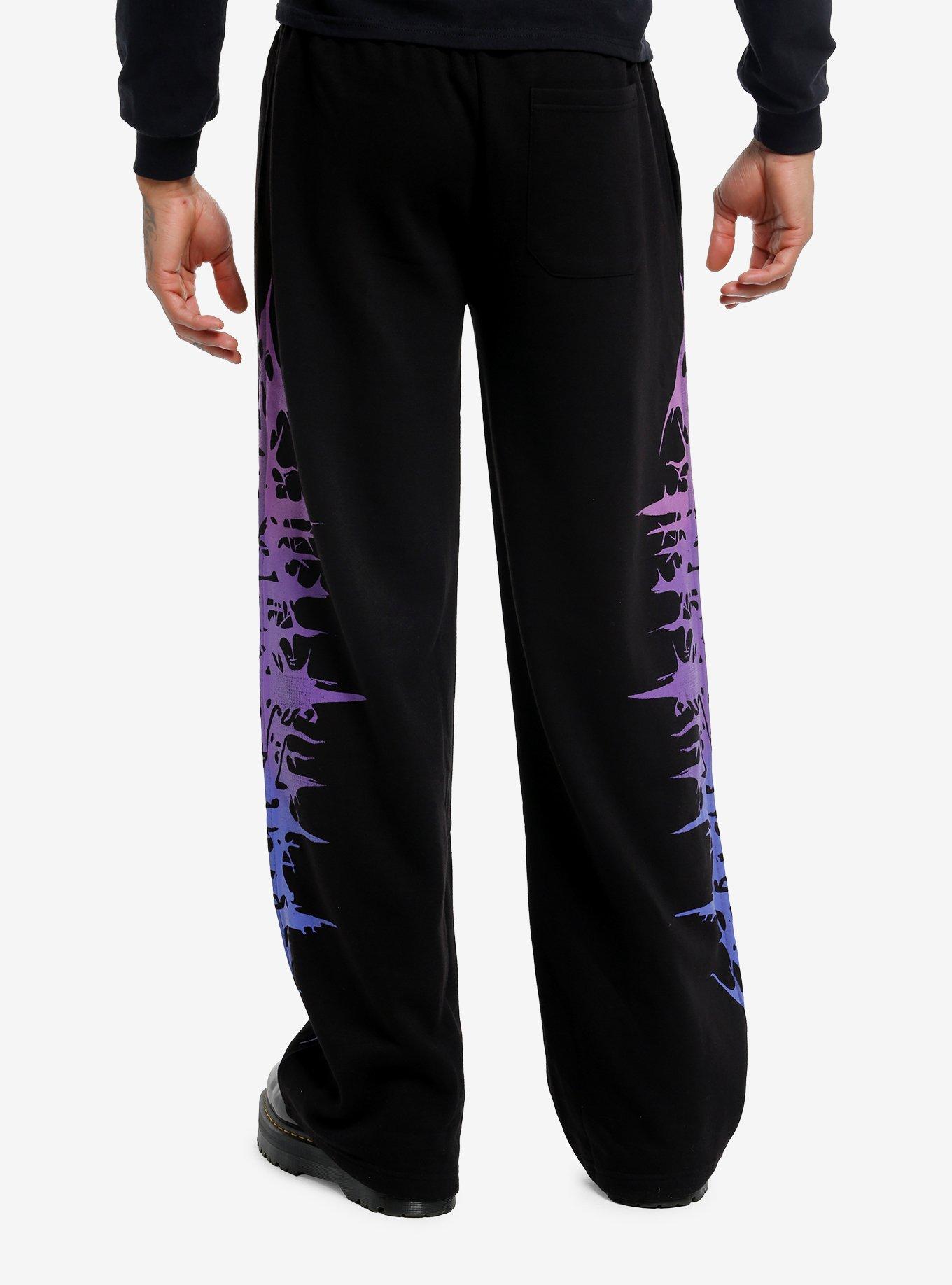 Cyber Sigil Purple Gradient Lounge Pants, , hi-res