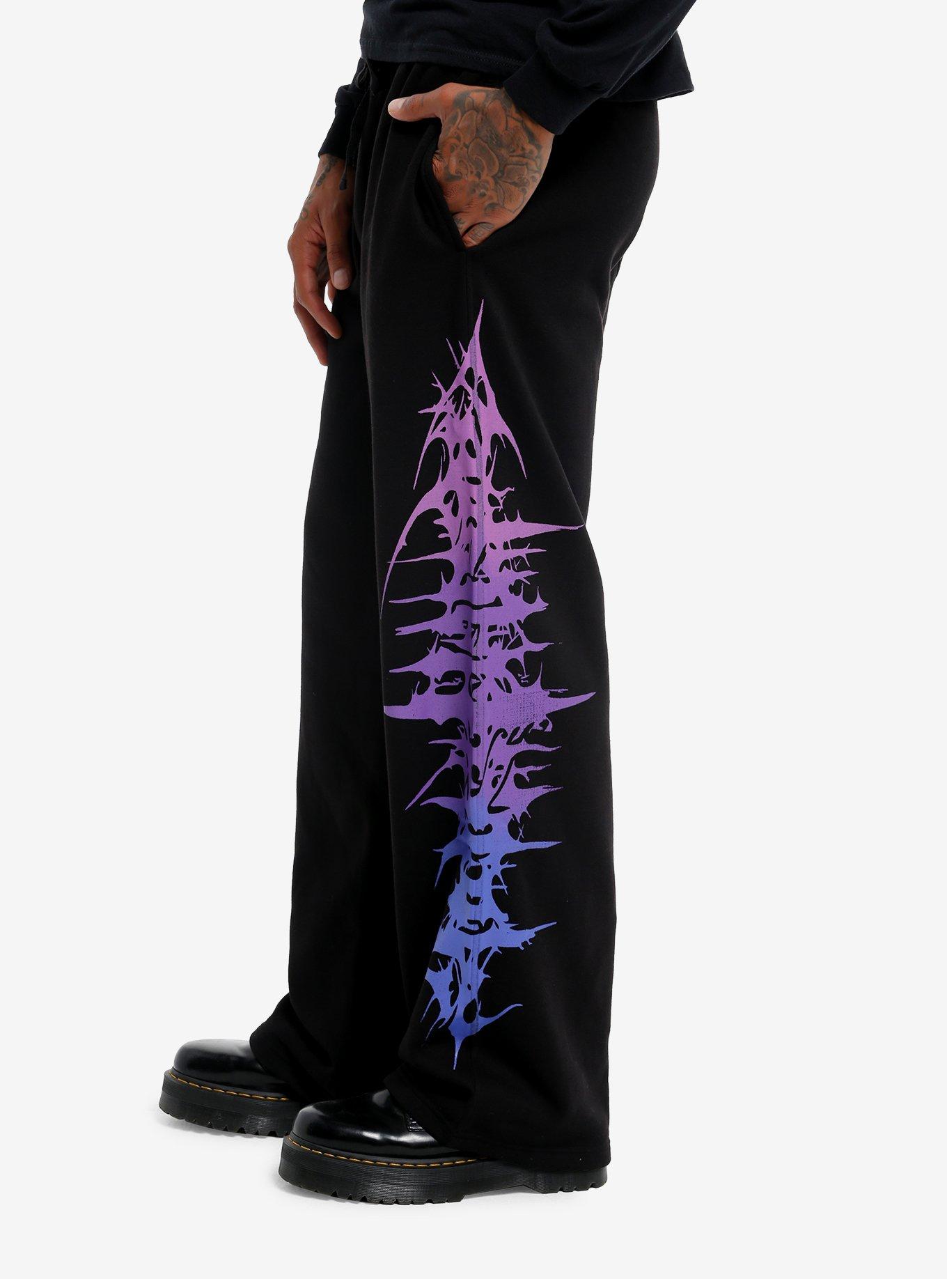 Cyber Sigil Purple Gradient Lounge Pants, MULTI, alternate