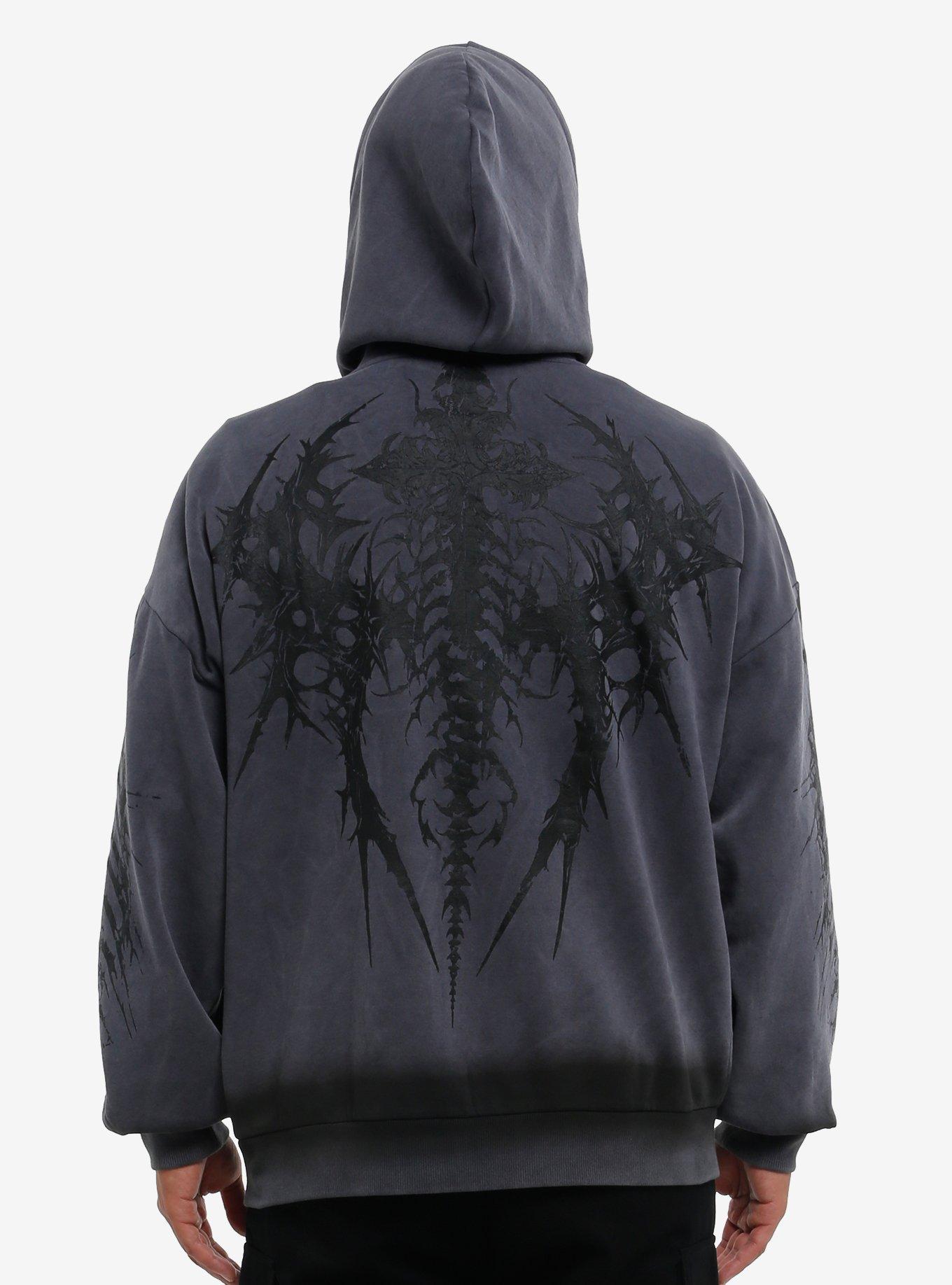 Total Oblivion Demon Skull Hoodie, , hi-res