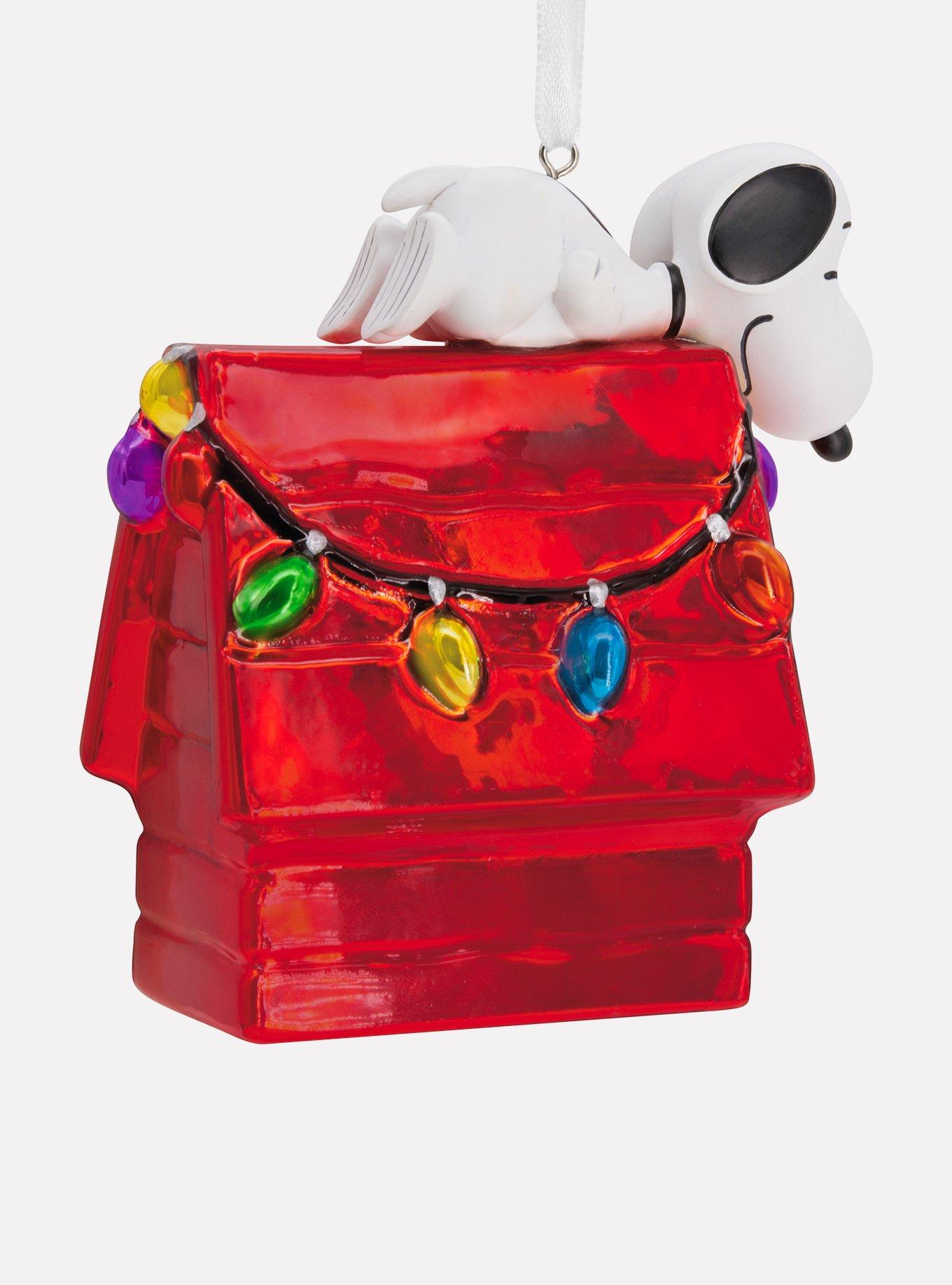 Hallmark Peanuts Snoopy Blown Glass Ornament, , alternate
