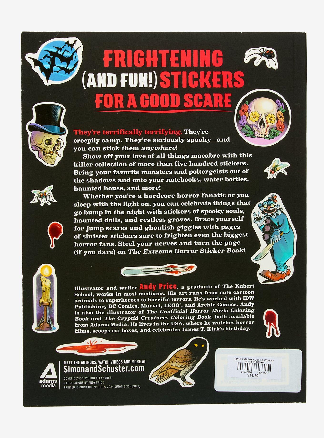 The Extreme Horror Sticker Book, , alternate