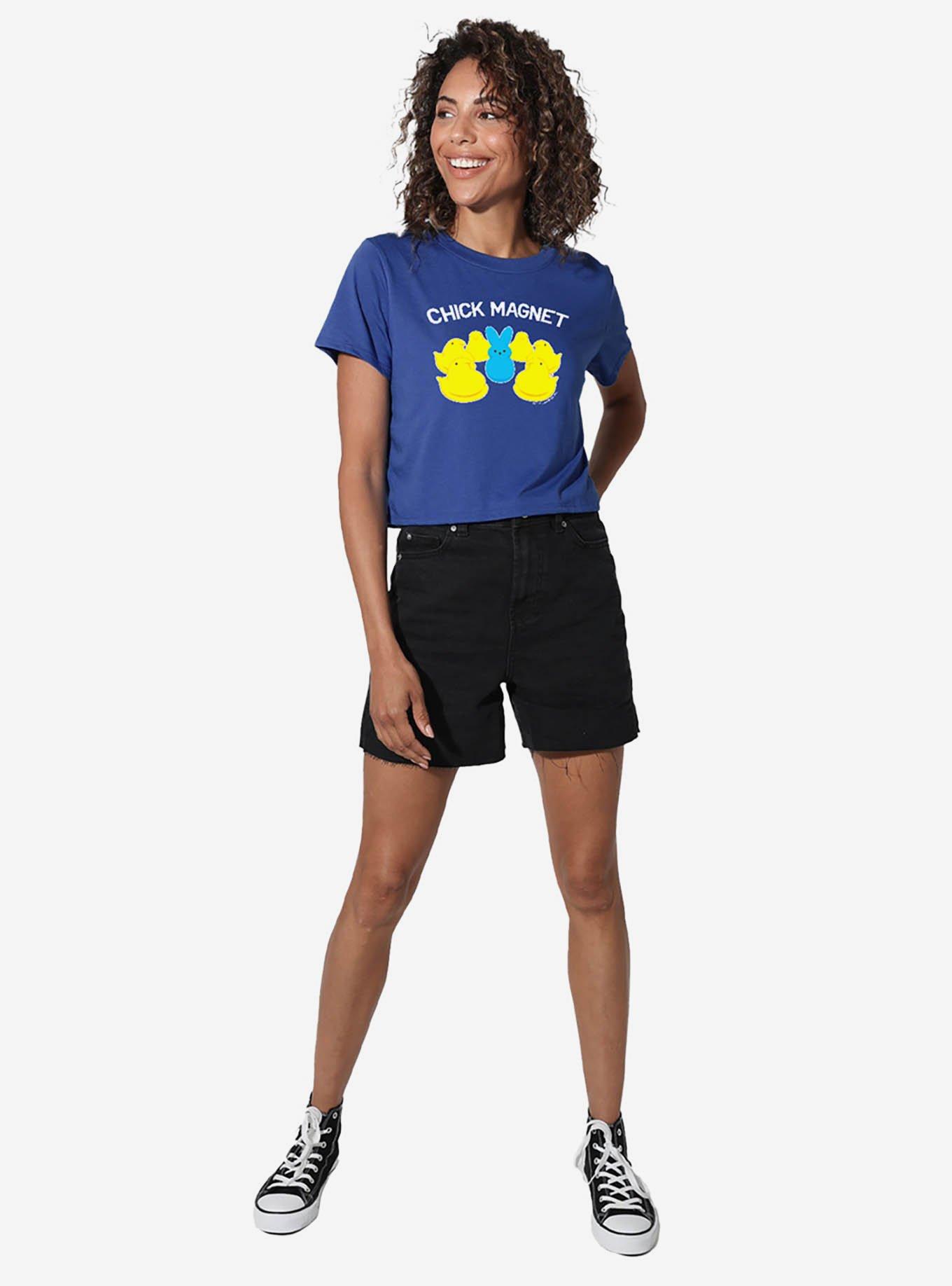 Peeps Easter Chick Magnet Bunny Girls Crop Top, , hi-res