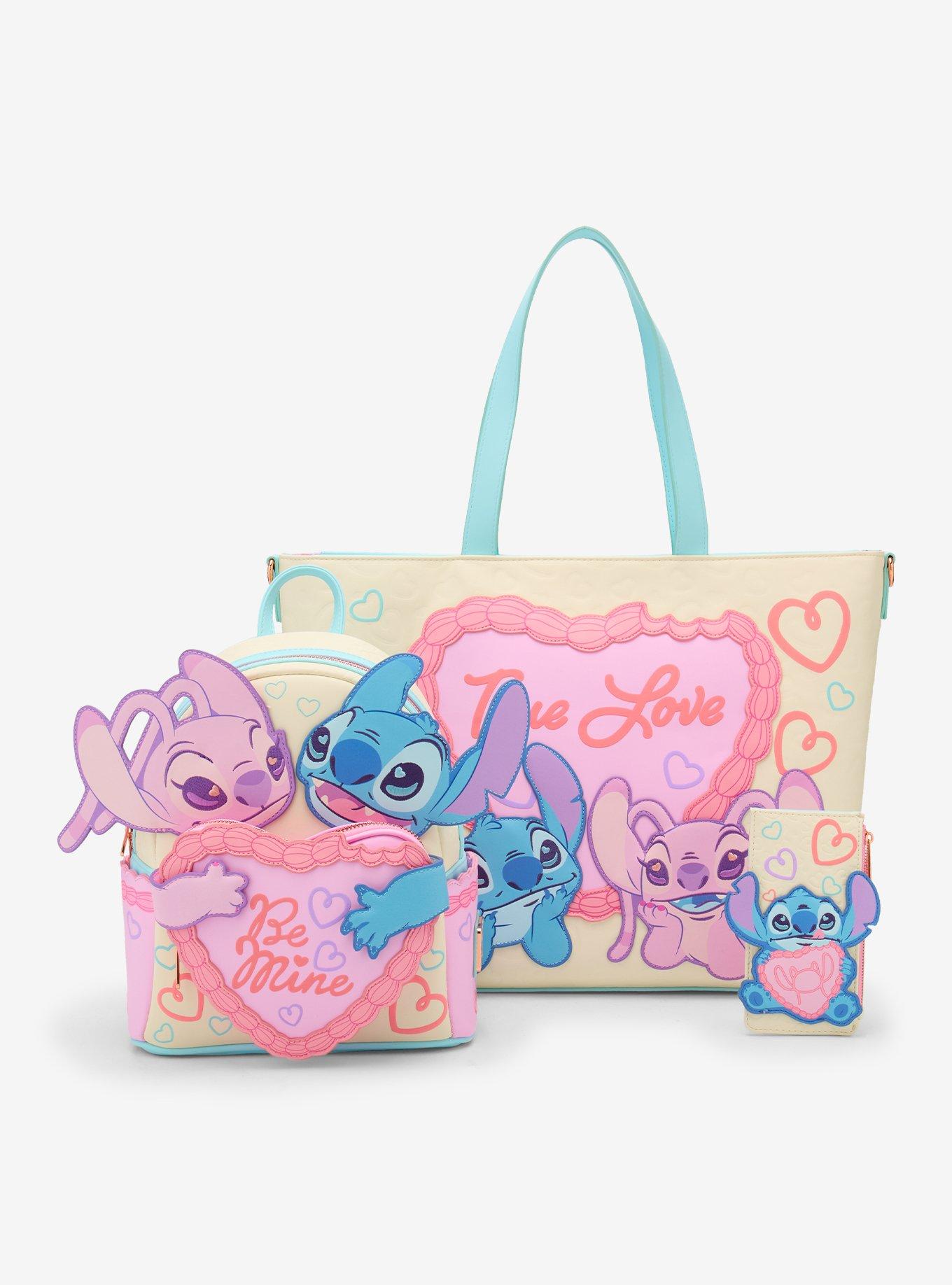 Loungefly Disney Stitch & Angel Be Mine Figural Mini Backpack, , alternate - view 5