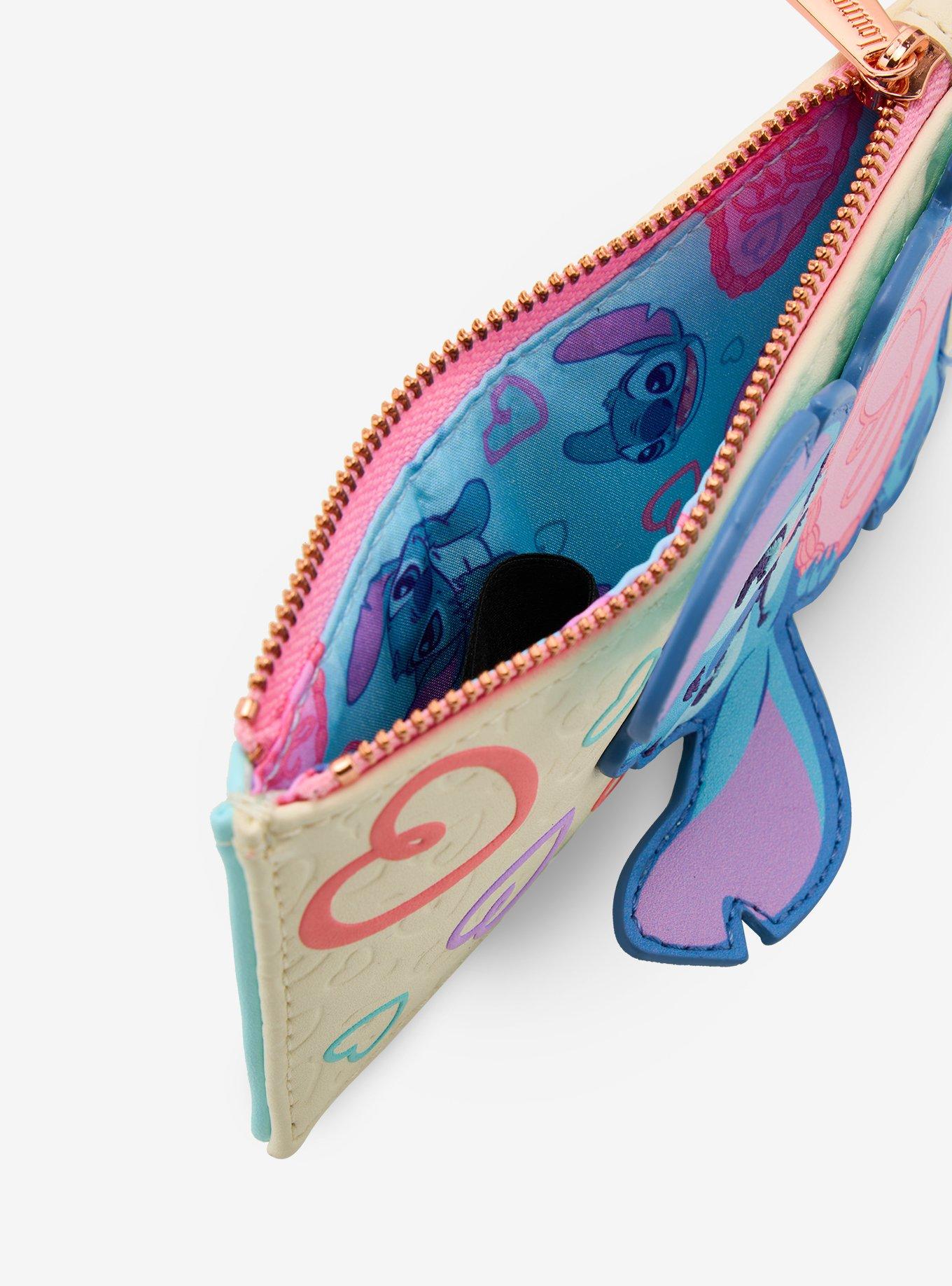Loungefly Disney Stitch Hearts Figural Cardholder, , alternate - view 4