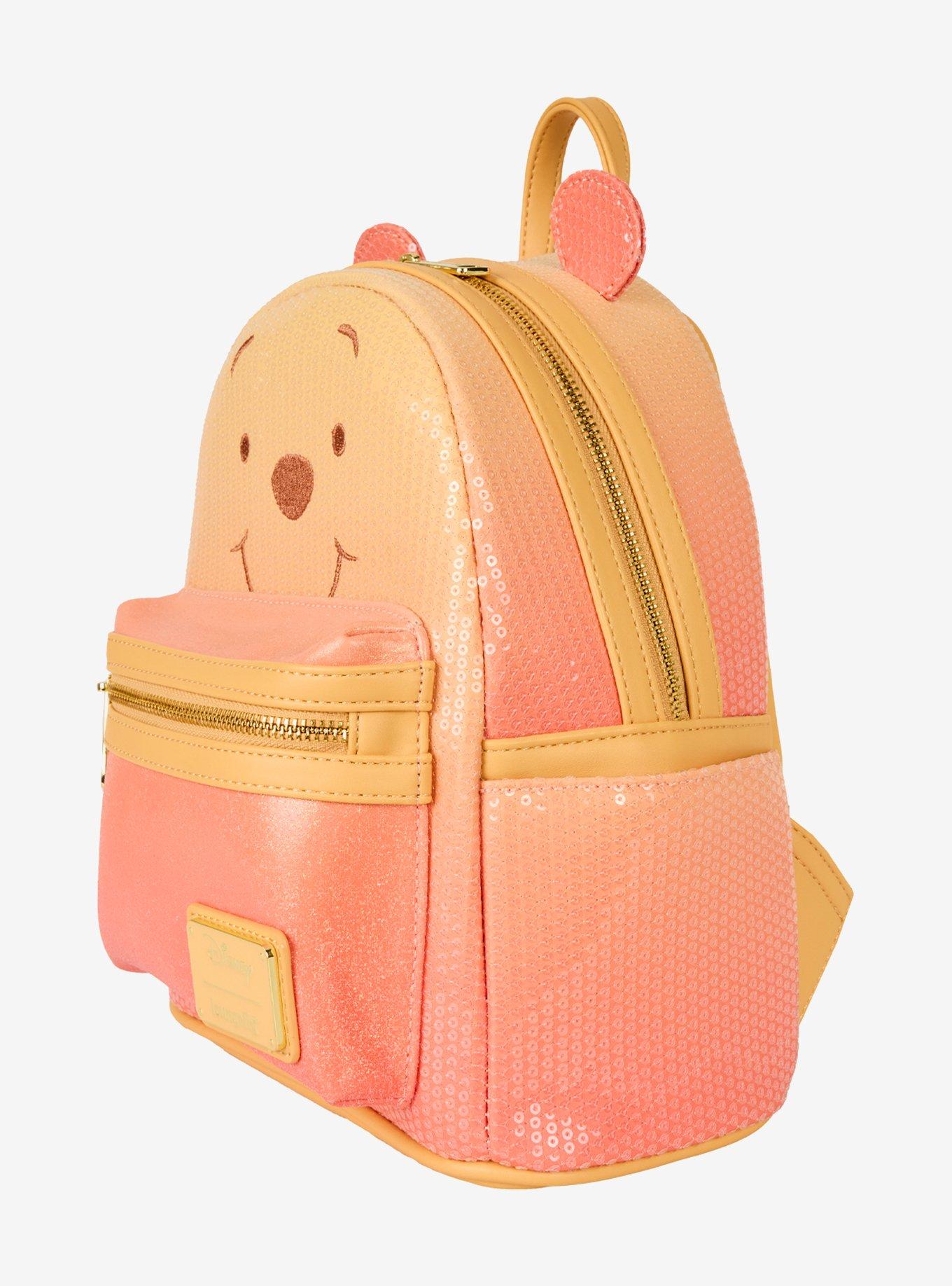 Loungefly Disney Winnie The Pooh Sequin Mini Backpack, , hi-res