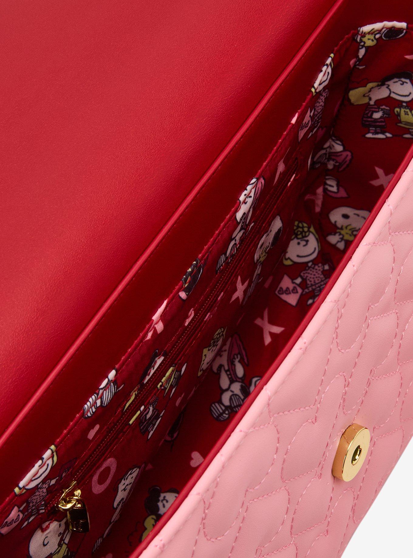 Loungefly Peanuts Hearts Crossbody Bag, , alternate