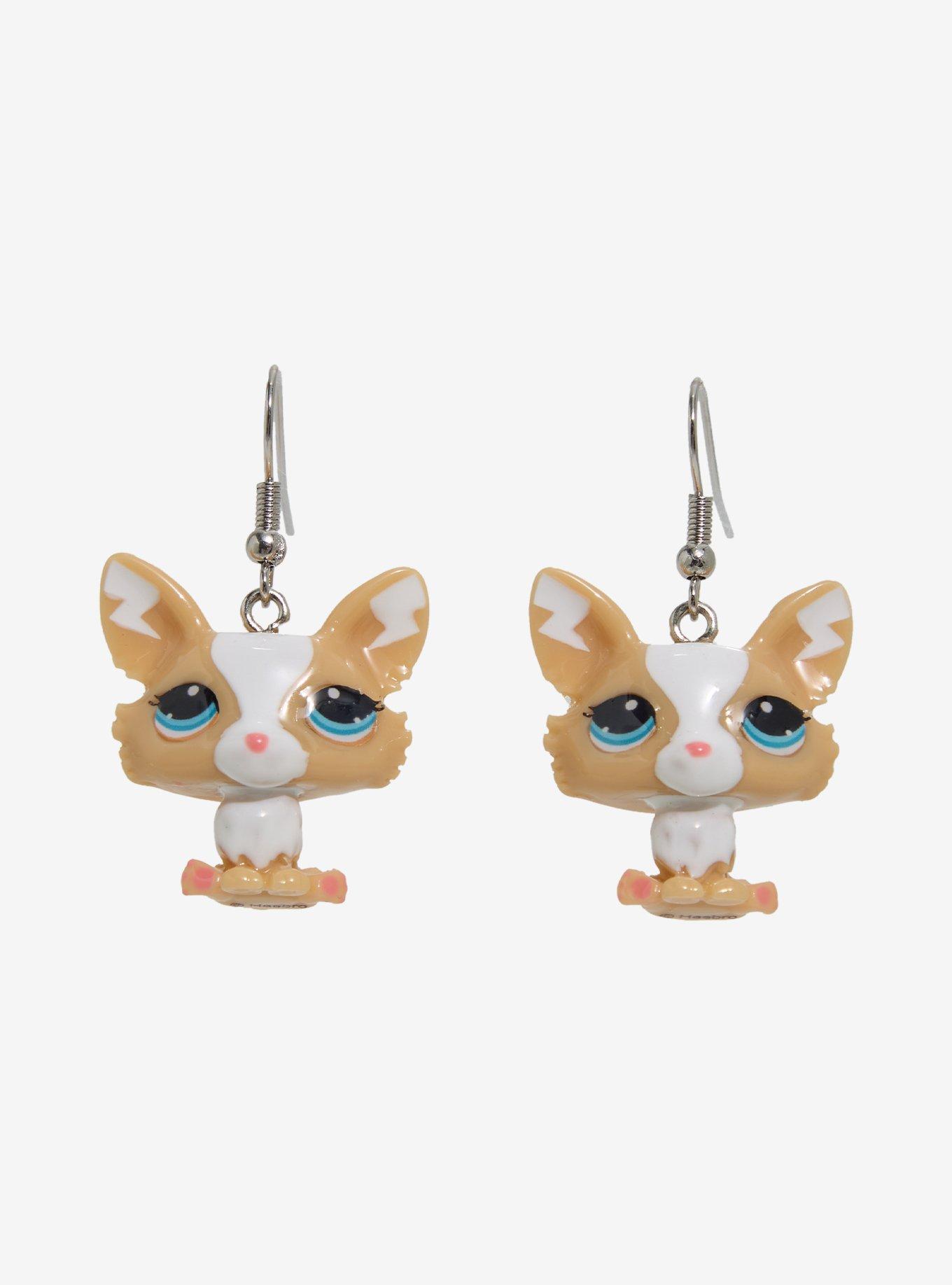 Littlest Pet Shop Corgi Figural Earrings, , hi-res