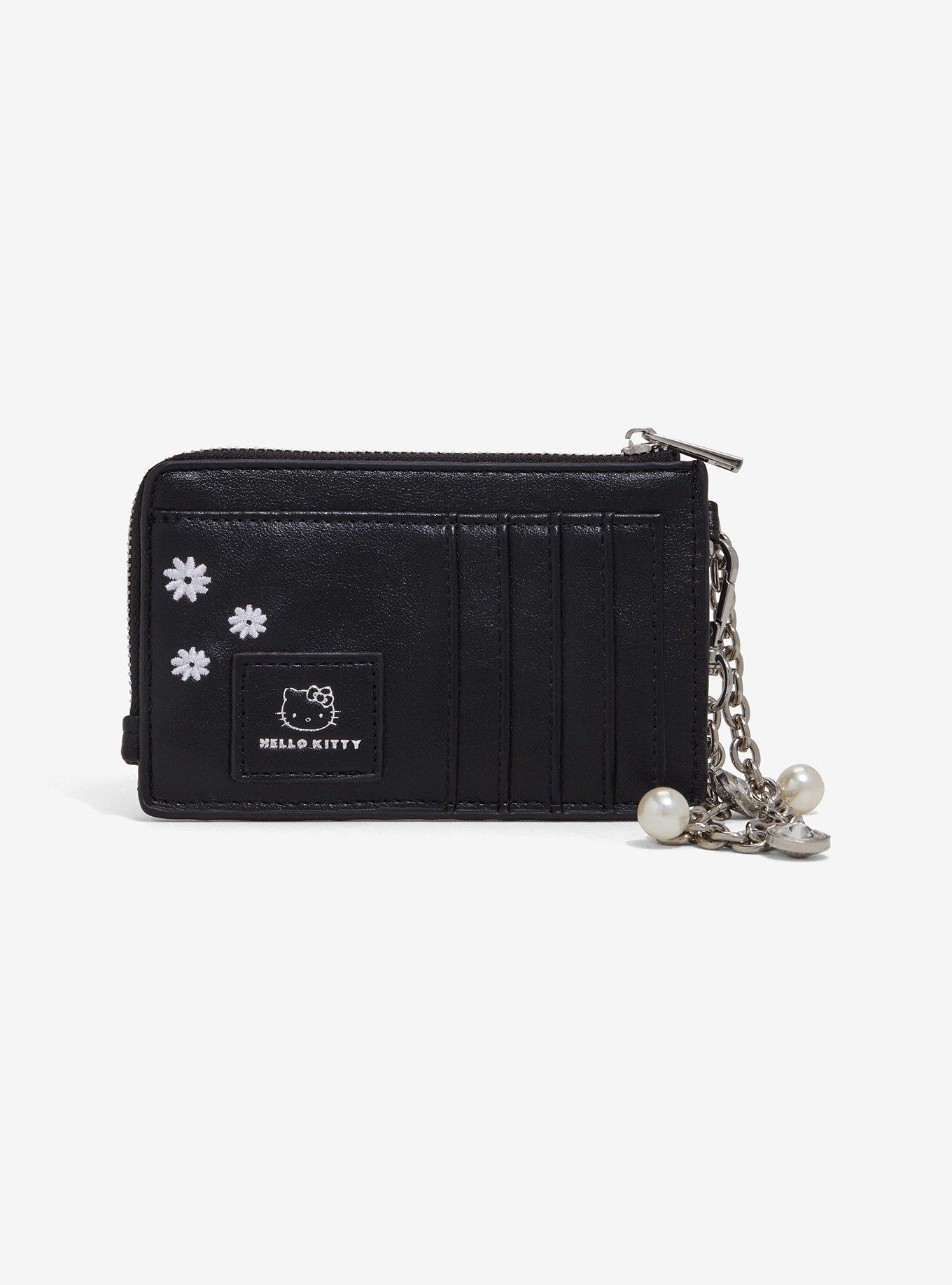 Hello Kitty Houndstooth Floral Cardholder With Wristlet, , alternate - view 3