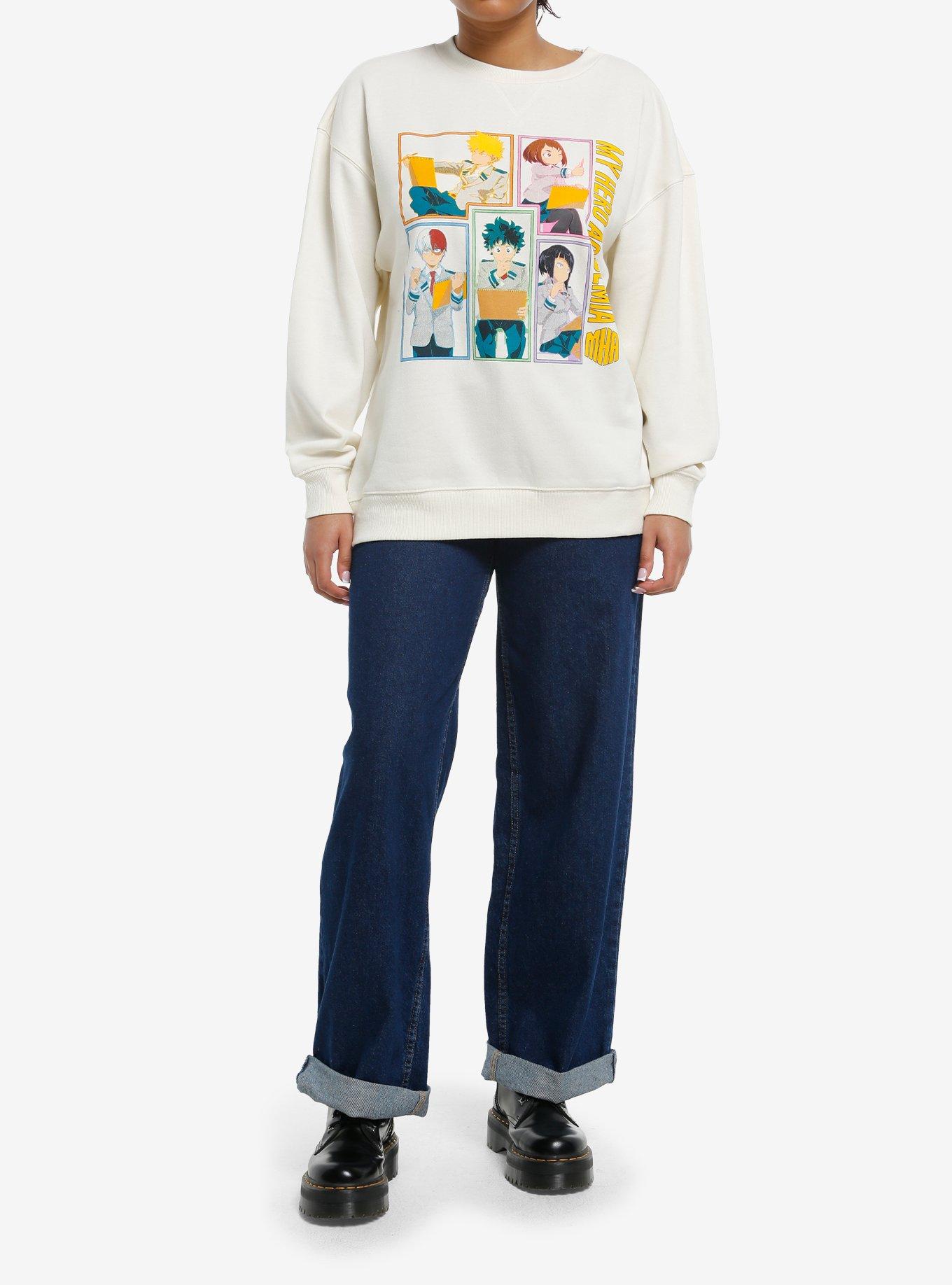 My Hero Academia Students Grid Sweatshirt, , hi-res