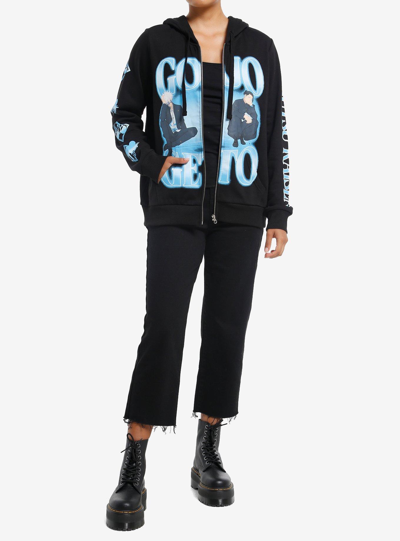 Jujutsu Kaisen Student Gojo & Geto Airbrush Hoodie, , hi-res
