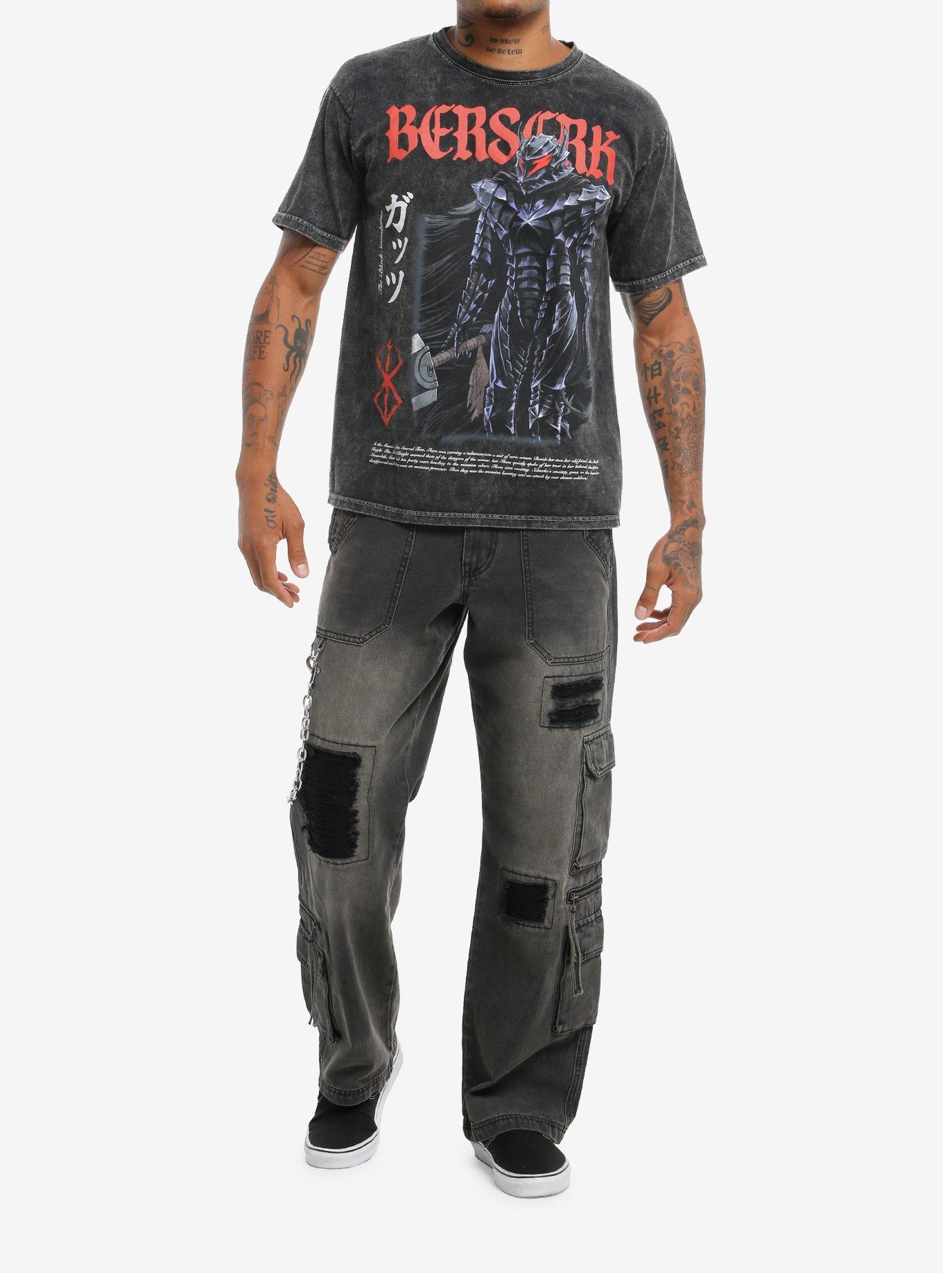 Berserk Berserker Armor Mineral-Wash T-Shirt, , hi-res