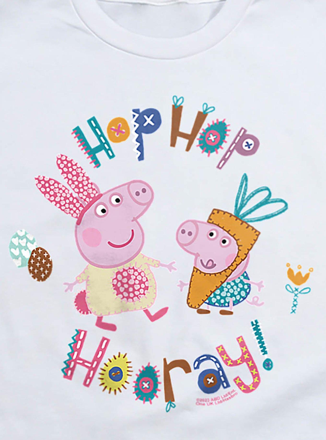Peppa Pig Easter Hop Hop Hooray Youth Short Sleeve T-Shirt, , hi-res