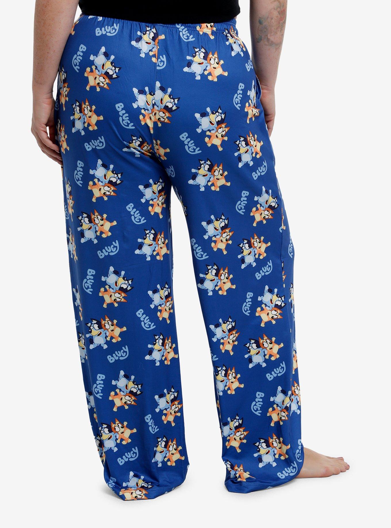 Bluey Bingo Sisters Pajama Pants Plus Size, , hi-res