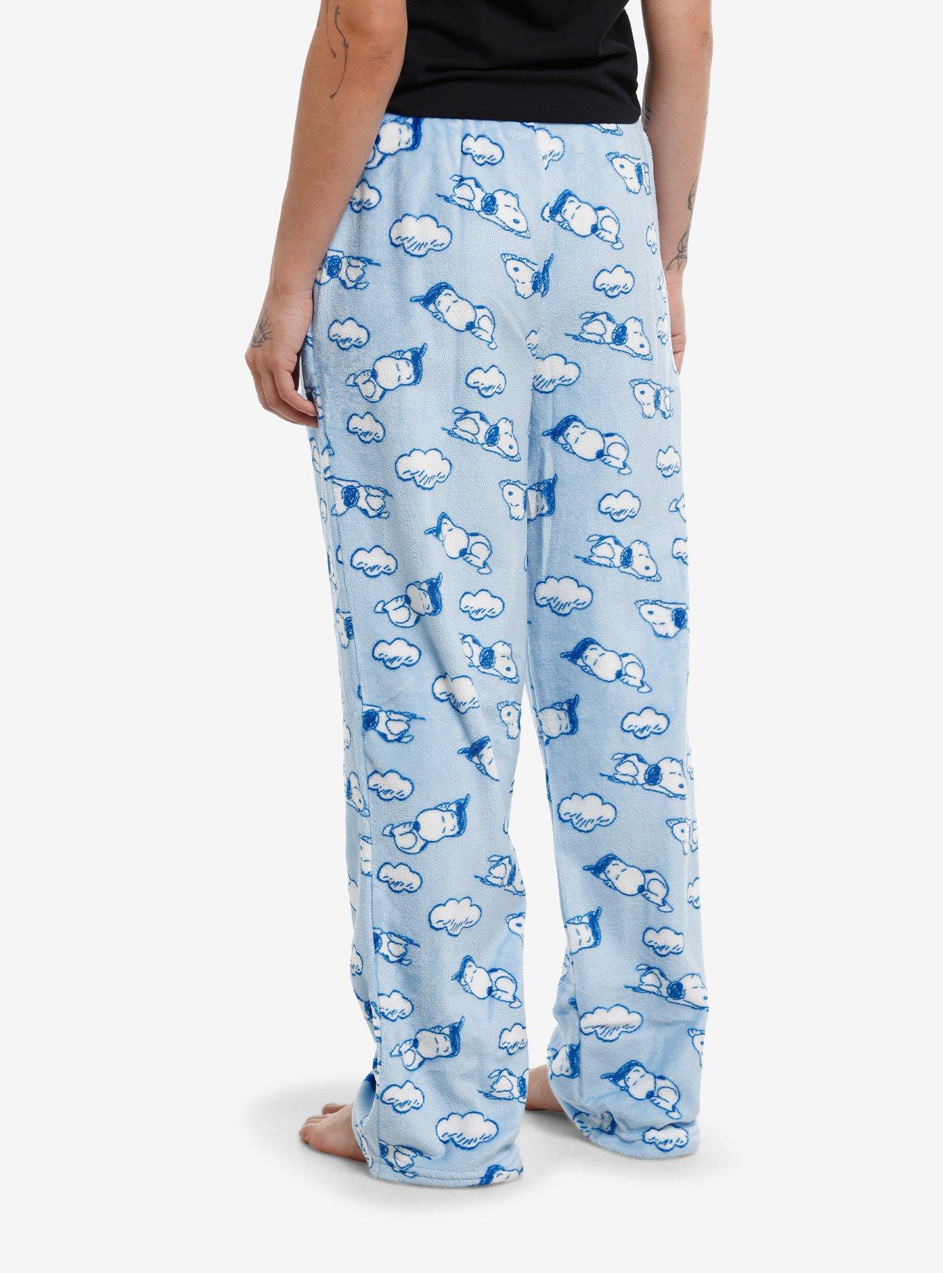 Peanuts Snoopy Plush Pajama Pants, , hi-res