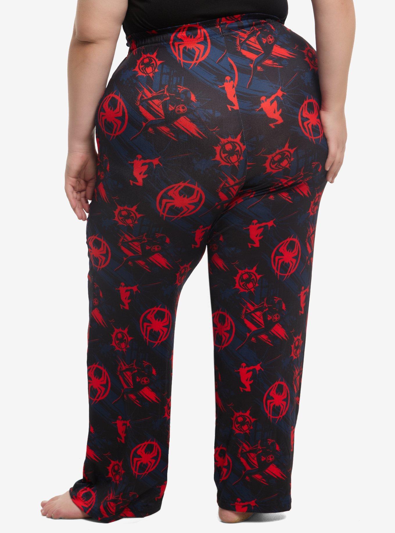 Marvel Spider-Man: Across The Spider-Verse Miles Morales Girls Pajama Pants Plus Size, , hi-res