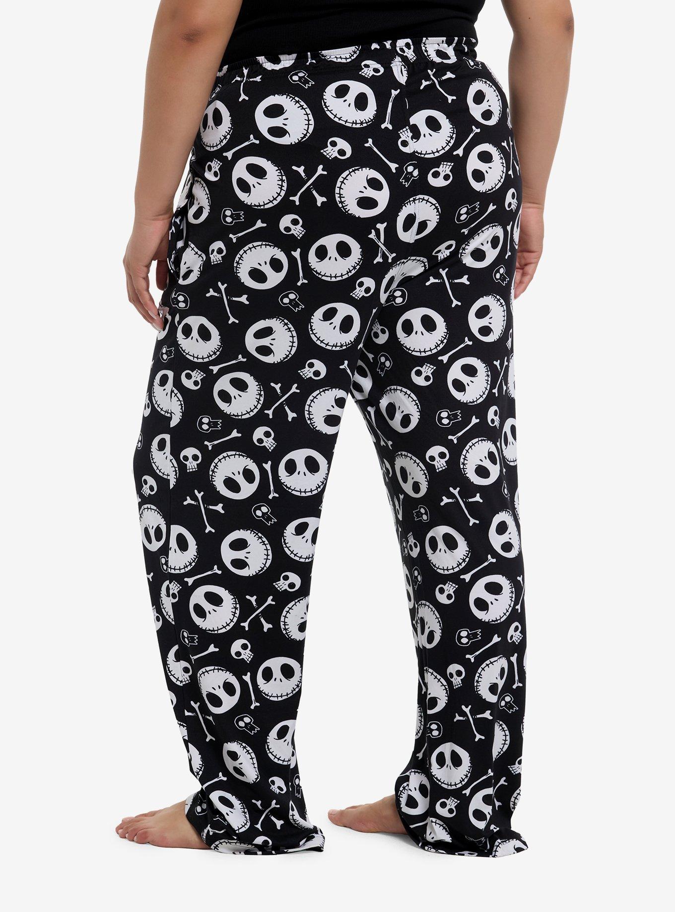 The Nightmare Before Christmas Jack Bones Pajama Pants Plus Size, , hi-res