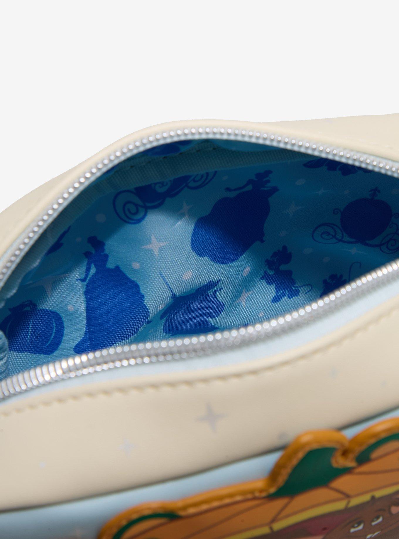 Loungefly Disney Cinderella Jaq & Gus Pumpkin Cosmetic Bag — BoxLunch Exclusive, , alternate