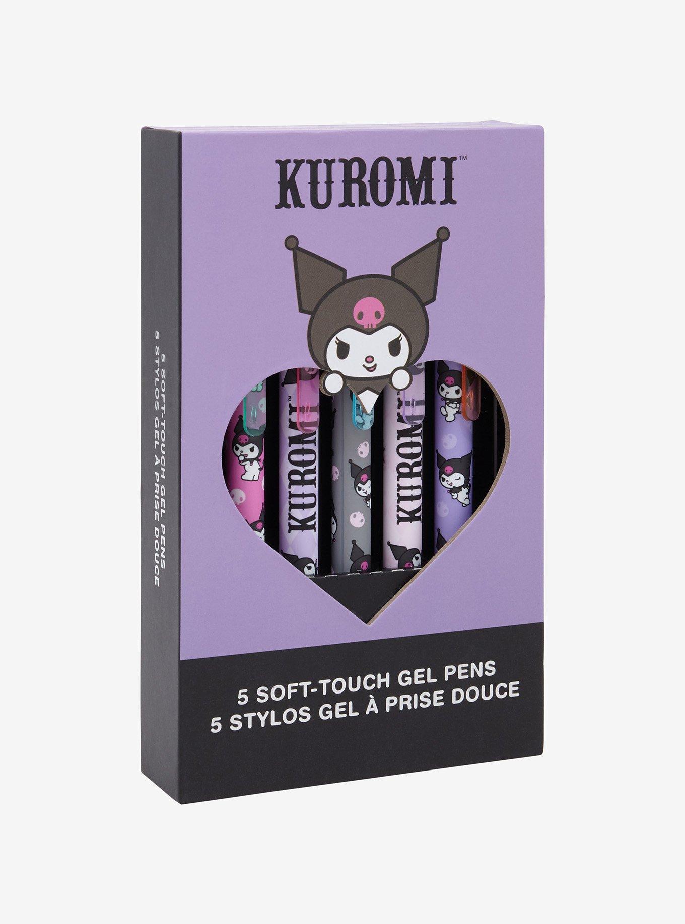 Sanrio Kuromi Soft-Touch Colored Ink Gel Pen Set, , hi-res
