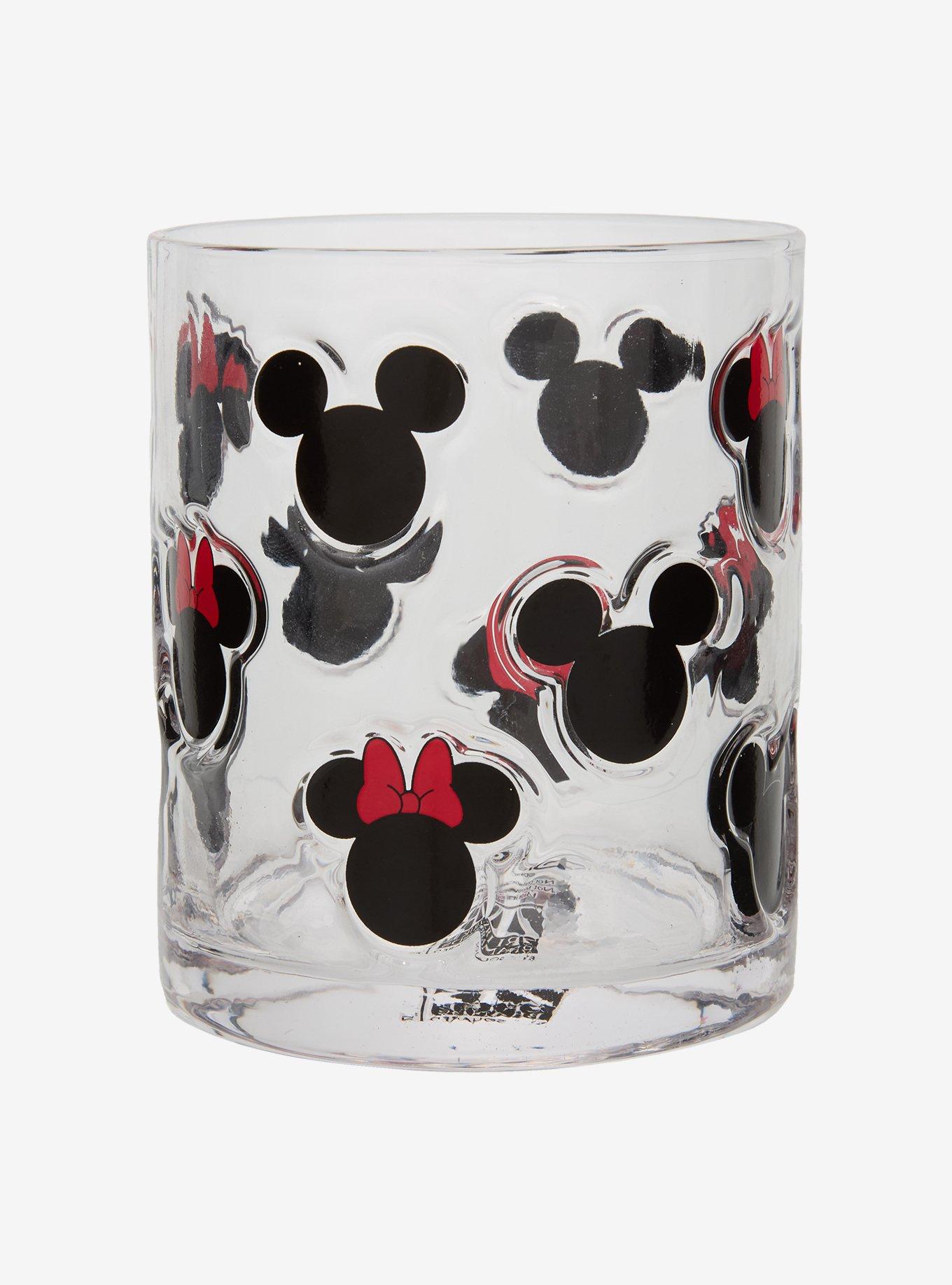 Disney Mickey & Minnie Silhouettes Molded Glass — BoxLunch Exclusive, , hi-res