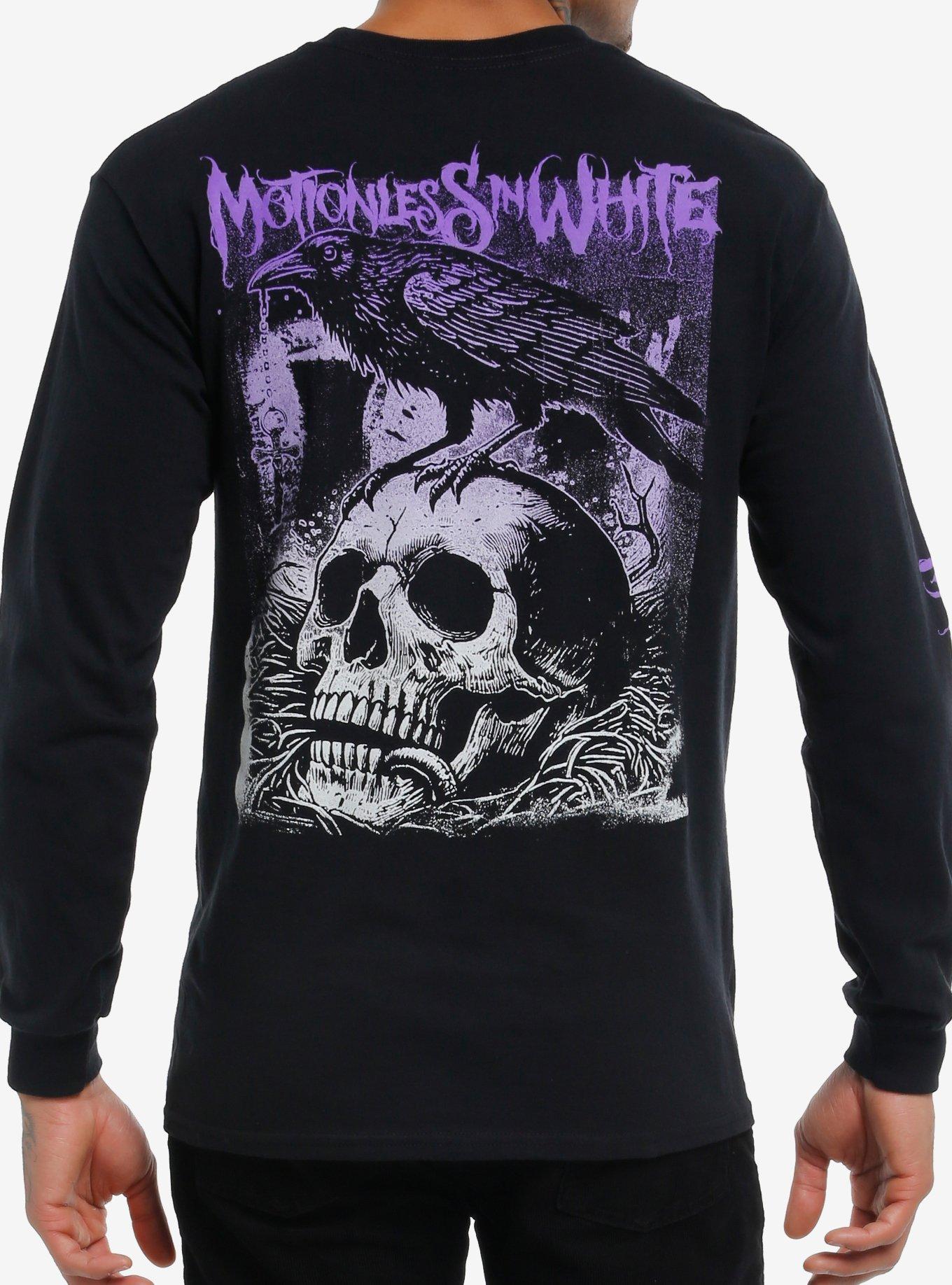Motionless In White Skull Crow Two-Sided Long-Sleeve T-Shirt, , hi-res
