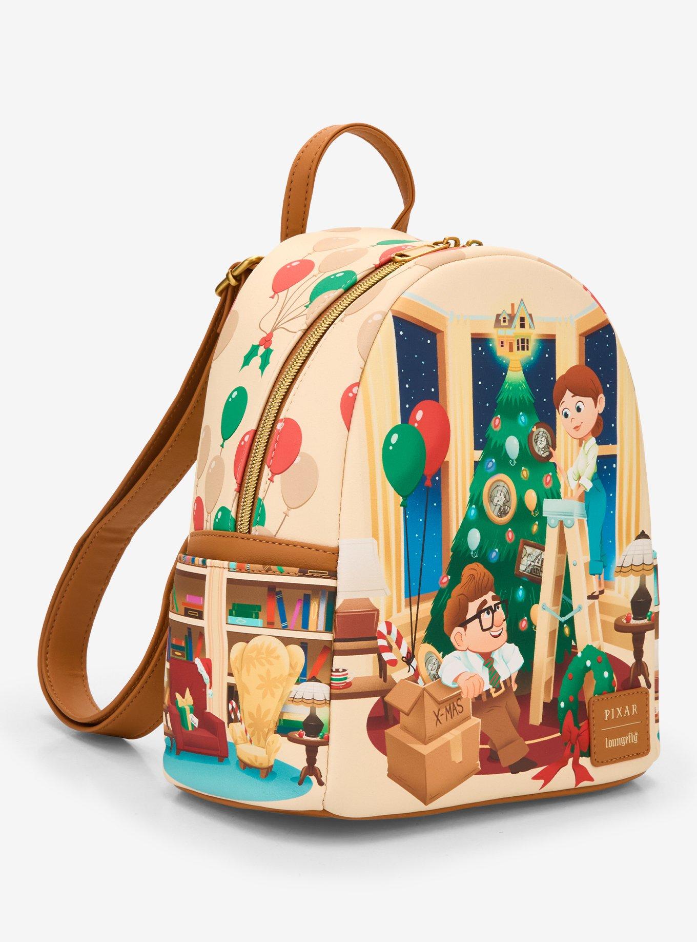 Loungefly Disney Pixar Up Carl & Ellie Christmas Tree Mini Backpack, , hi-res