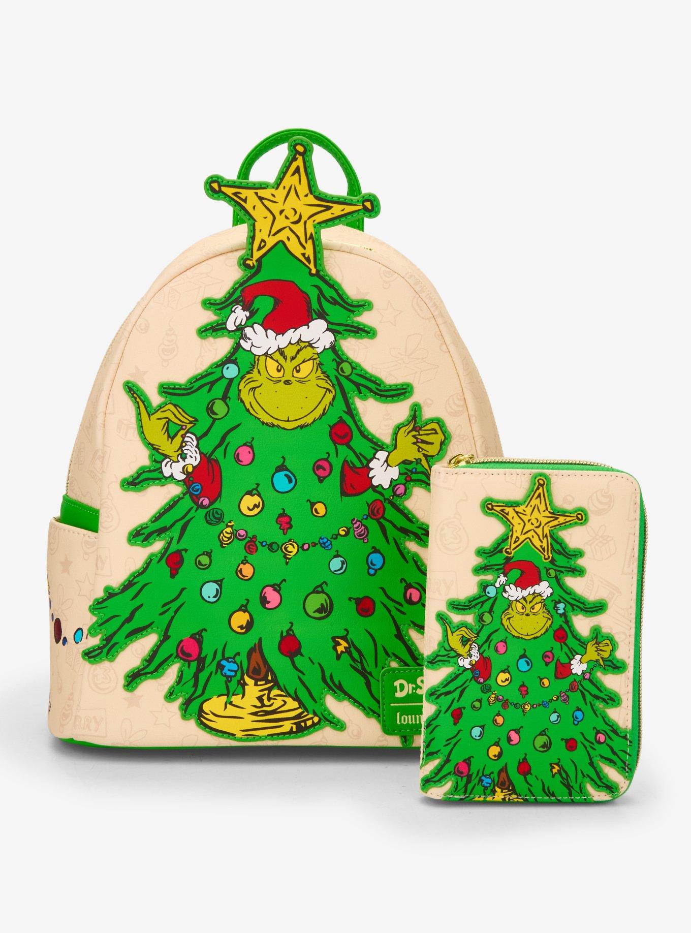 Loungefly How The Grinch Stole Christmas! Grinch Tree Mini Backpack, , alternate