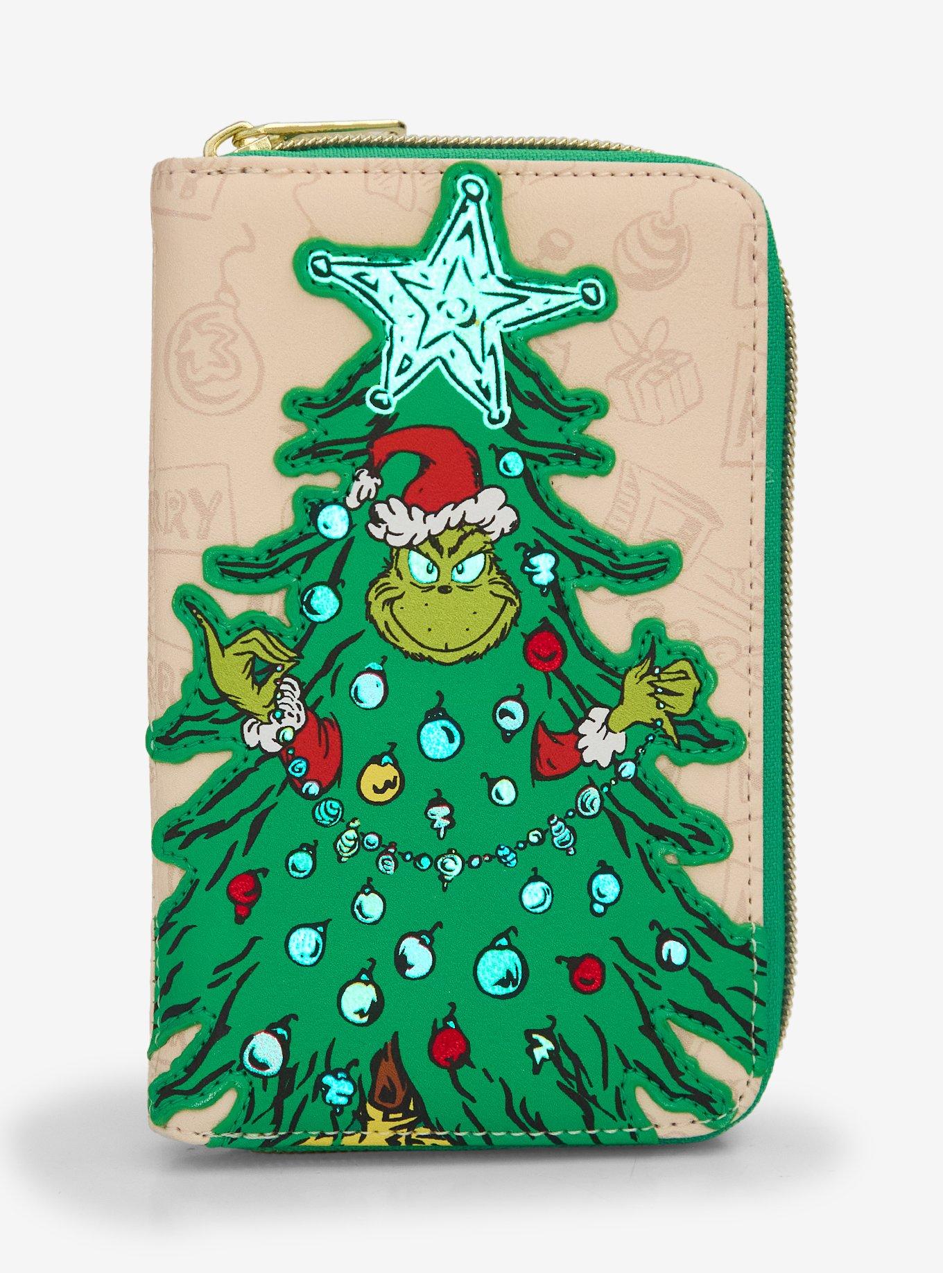 Loungefly How The Grinch Stole Christmas! Grinch Tree Zipper Wallet, , hi-res