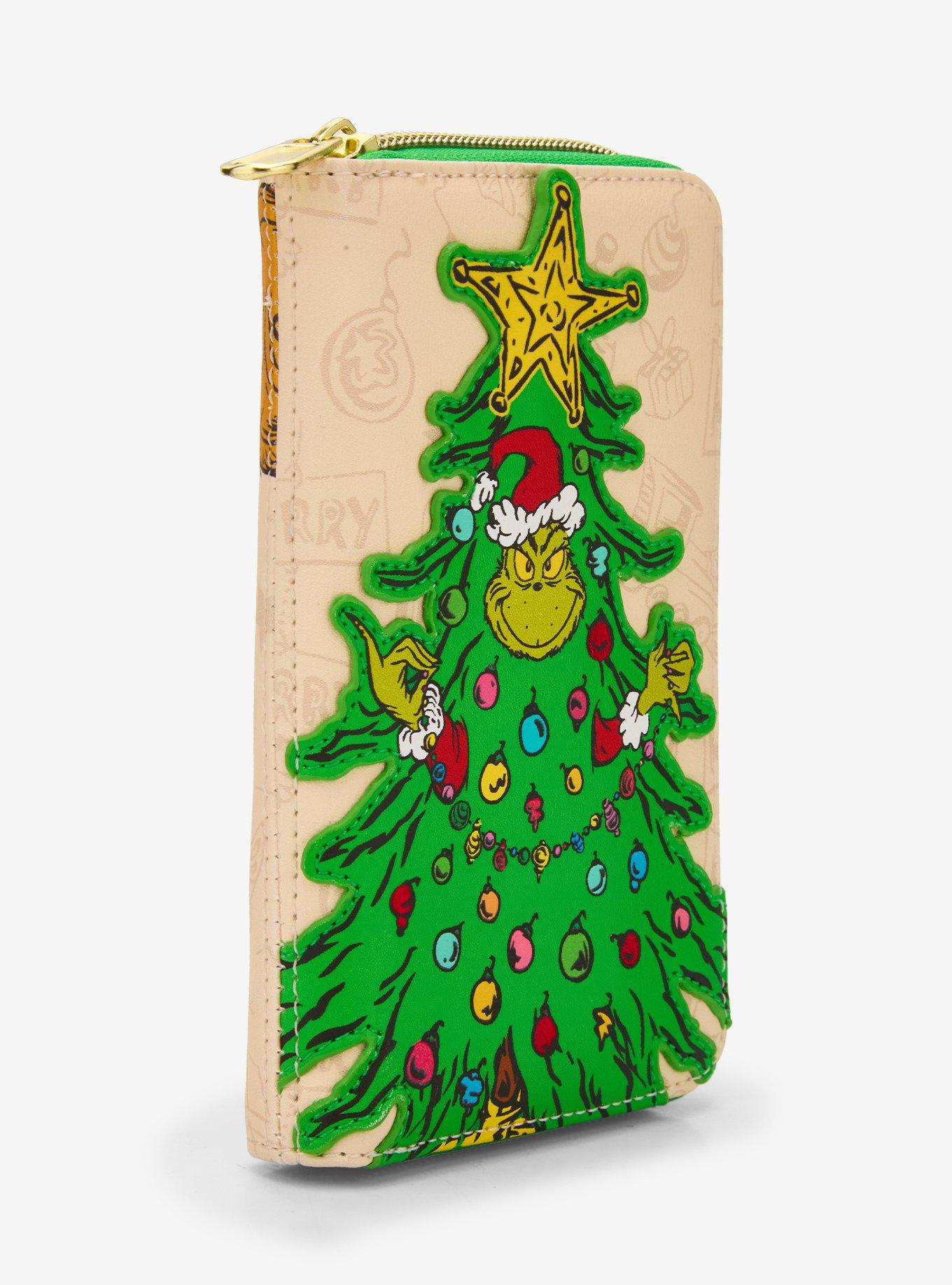 Loungefly How The Grinch Stole Christmas! Grinch Tree Zipper Wallet, , alternate