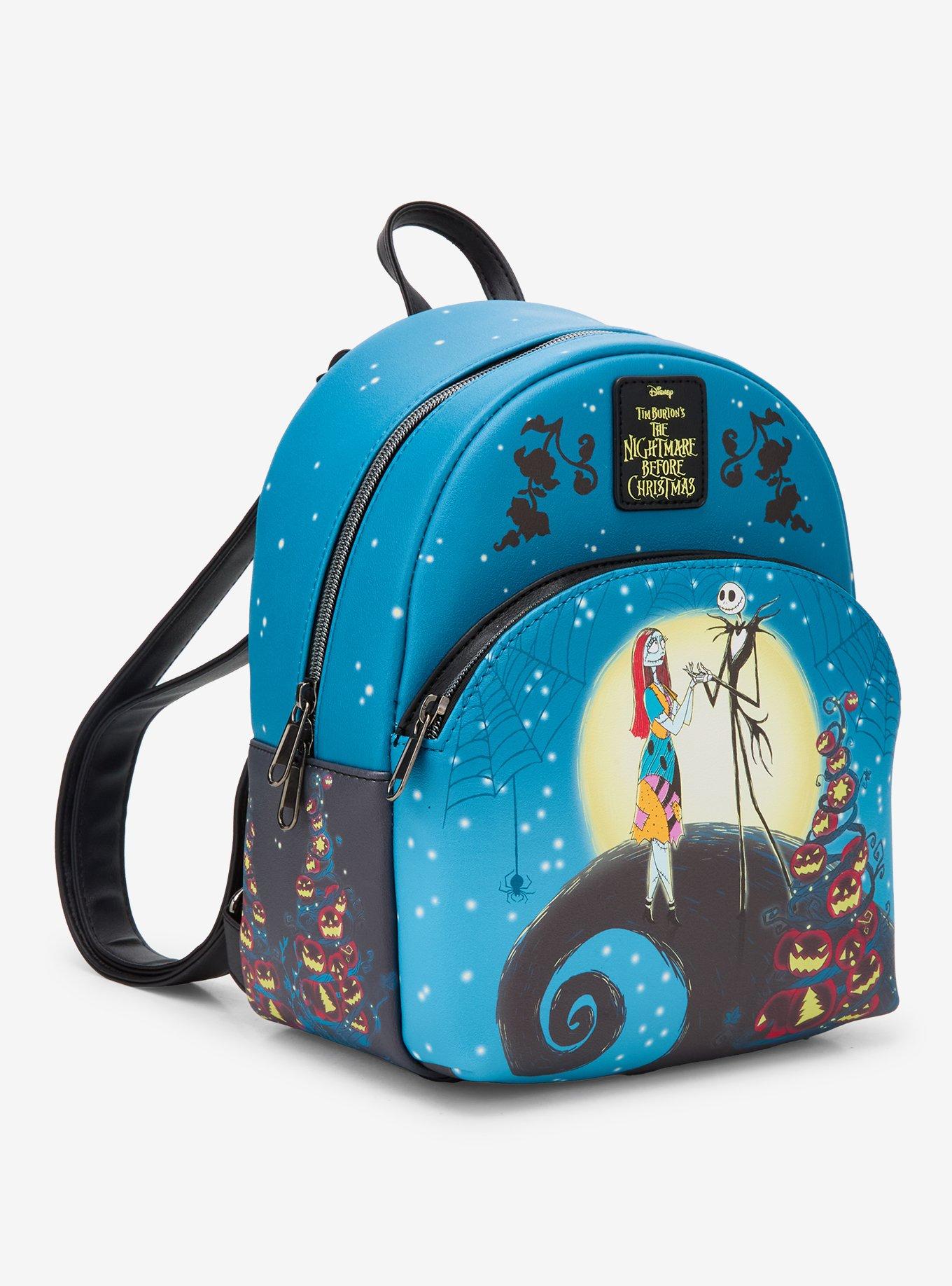 Loungefly The Nightmare Before Christmas Spiral Hill Night Mini Backpack, , hi-res