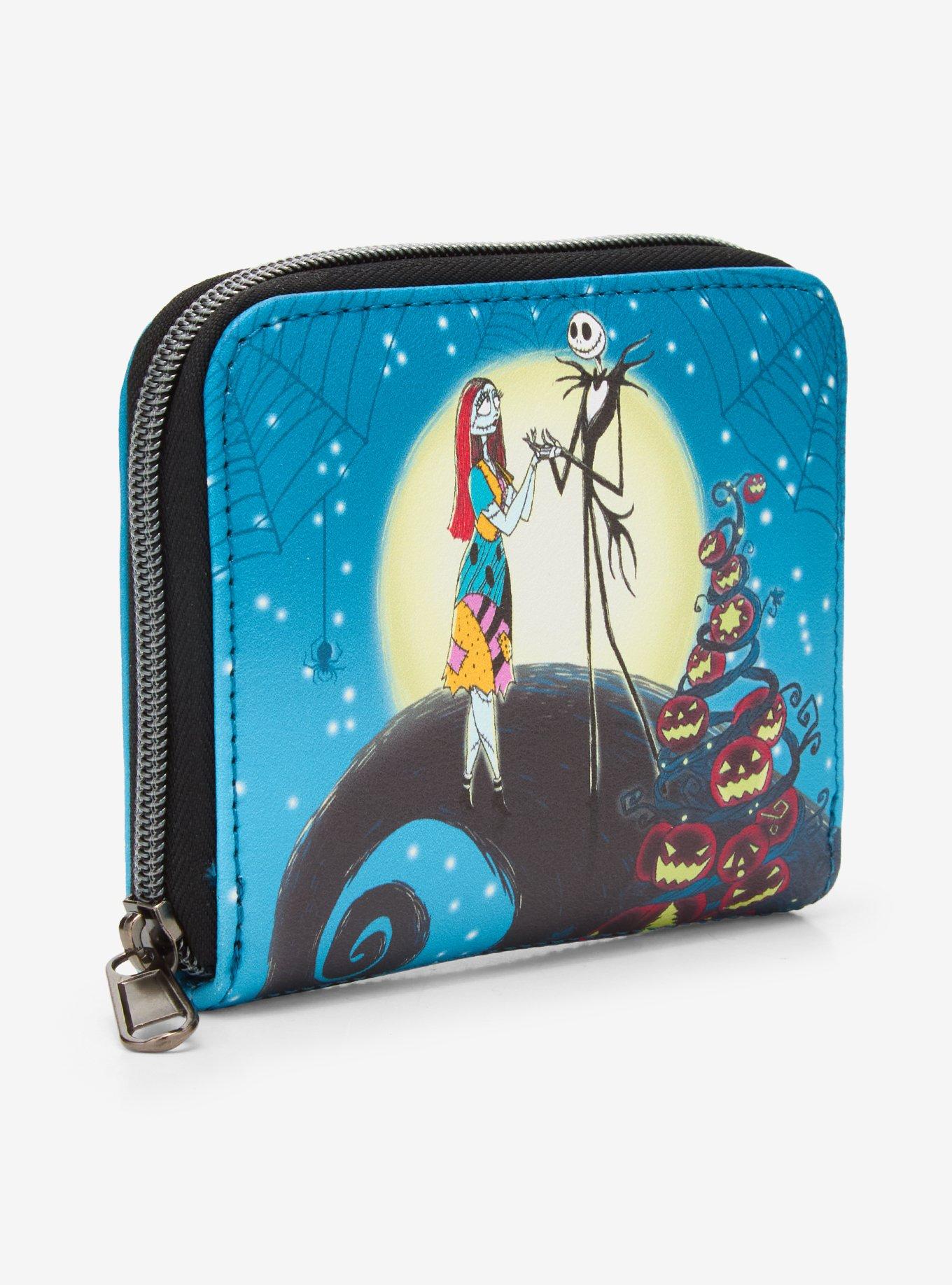 Loungefly The Nightmare Before Christmas Spiral Hill Night Mini Zipper Wallet, , hi-res
