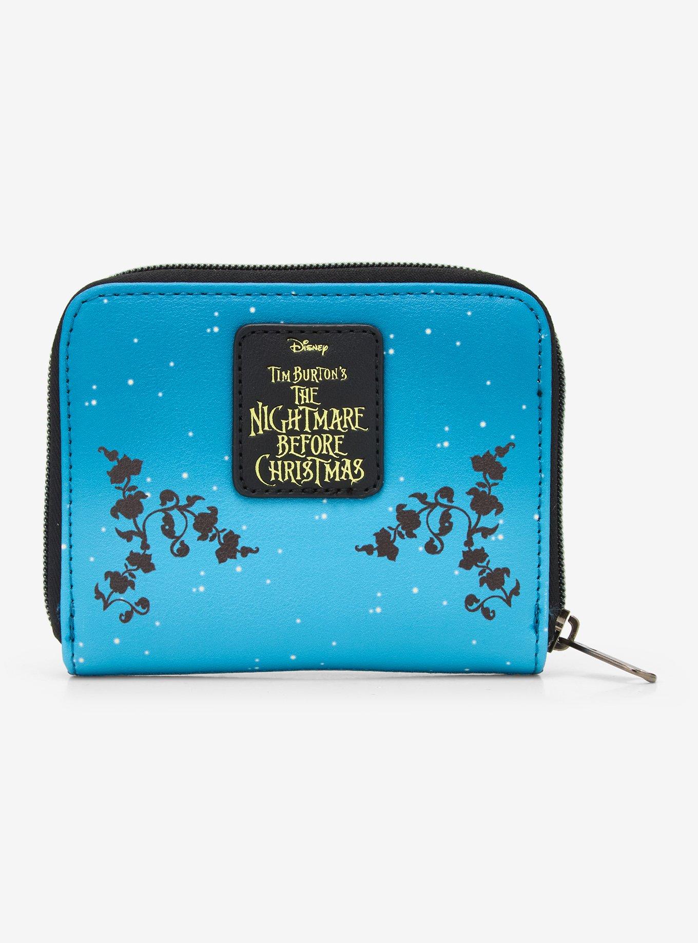 Loungefly The Nightmare Before Christmas Spiral Hill Night Mini Zipper Wallet, , alternate