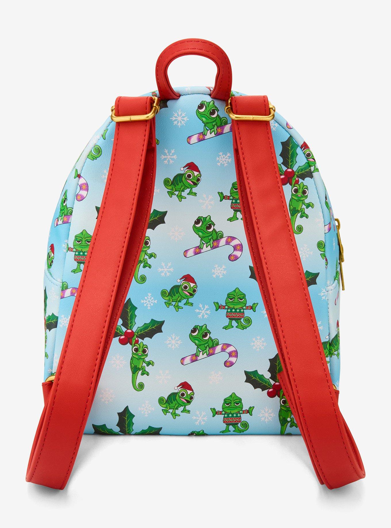 Loungefly Disney Tangled Pascal Holiday Mini Backpack, , alternate