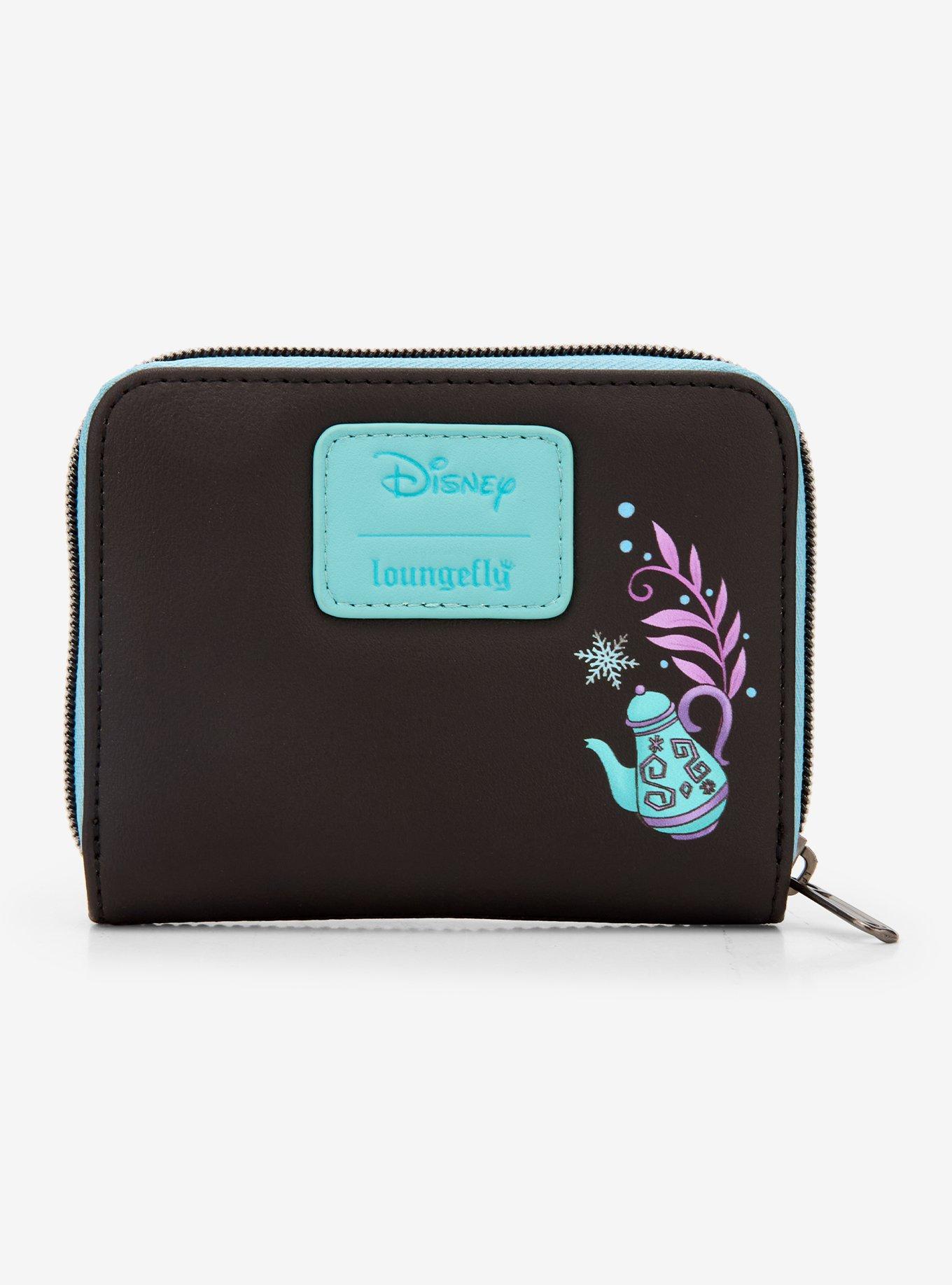 Loungefly Disney Alice In Wonderland Winter Drawing Mini Zipper Wallet, , alternate