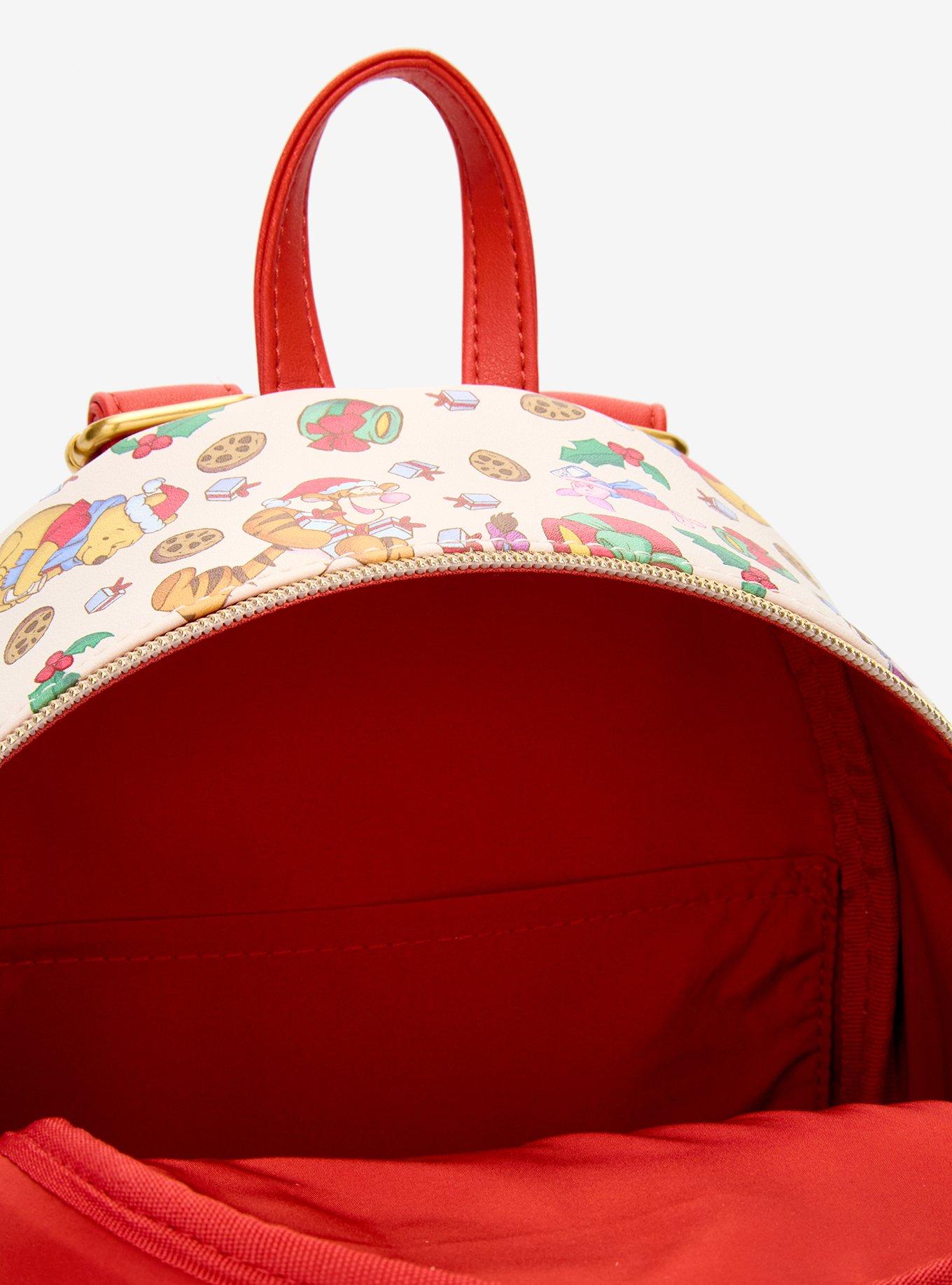 Loungefly Disney Winnie The Pooh Milk & Cookies Holiday Mini Backpack, , alternate
