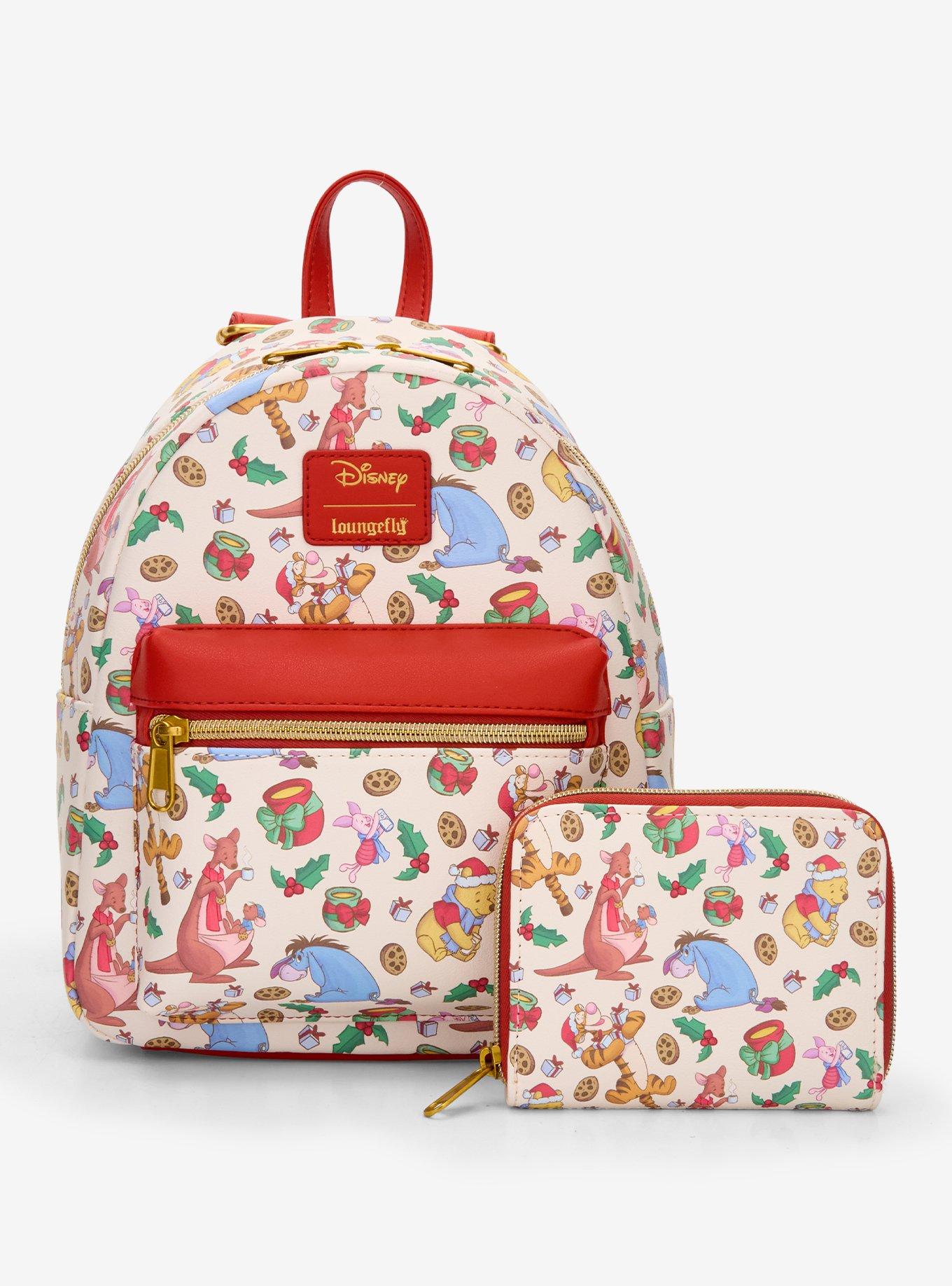 Loungefly Disney Winnie The Pooh Milk & Cookies Holiday Mini Backpack, , alternate