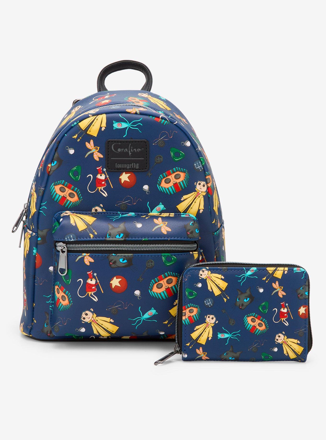 Loungefly Coraline Icons Mini Backpack, , alternate