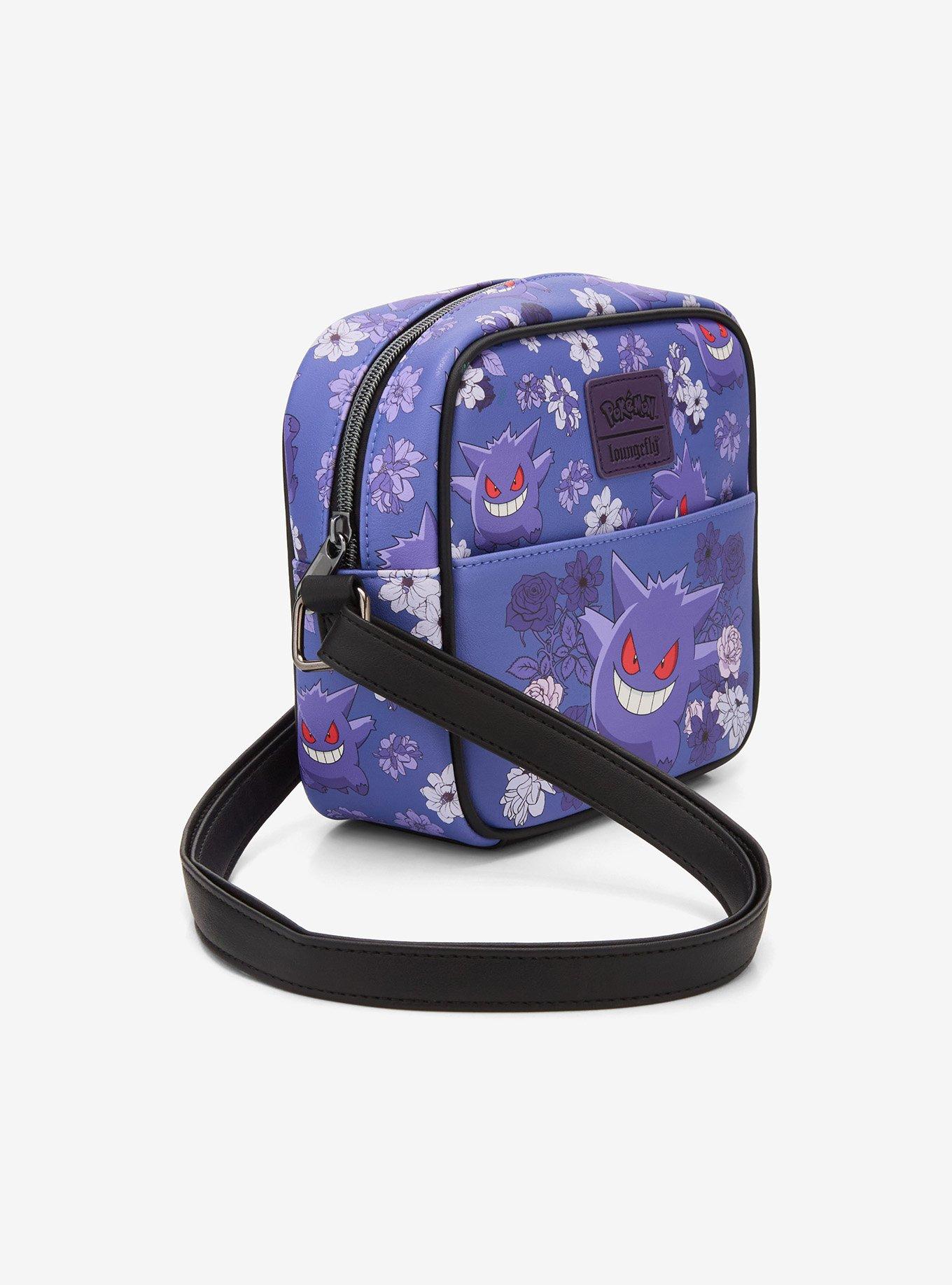 Loungefly Pokémon Gengar Floral Crossbody Bag, , hi-res