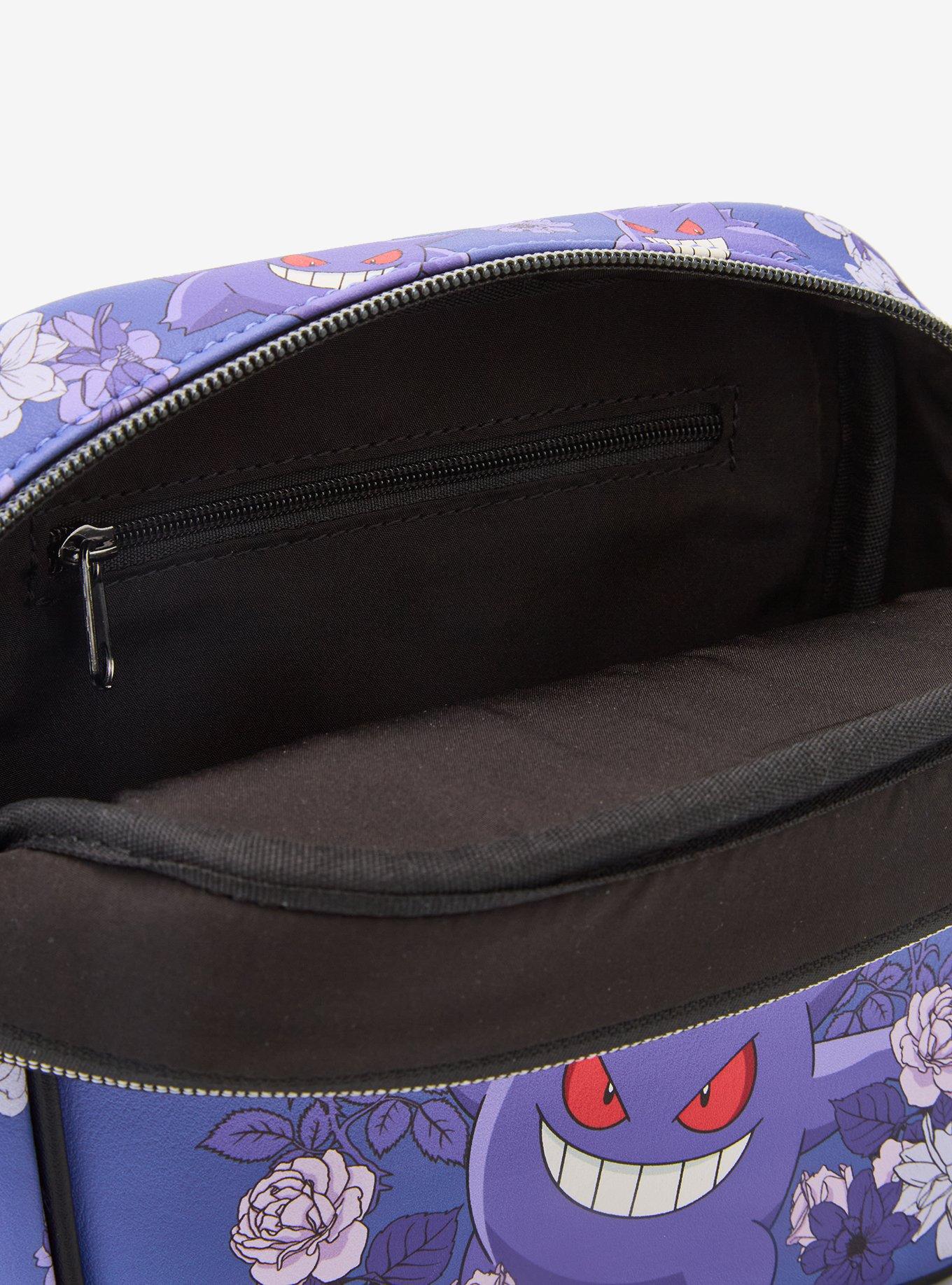 Loungefly Pokémon Gengar Floral Crossbody Bag, , alternate