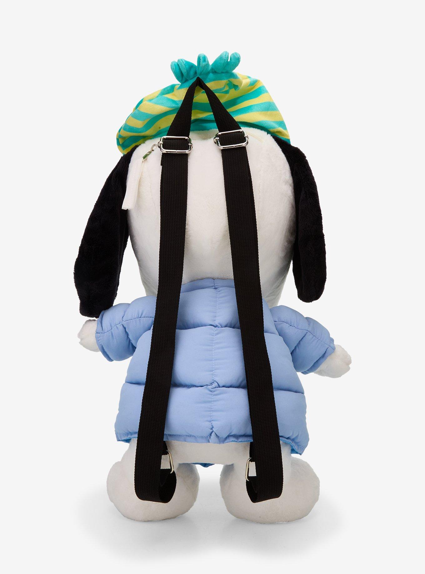 Peanuts Snoopy Puffer Jacket Plush Backpack, , alternate