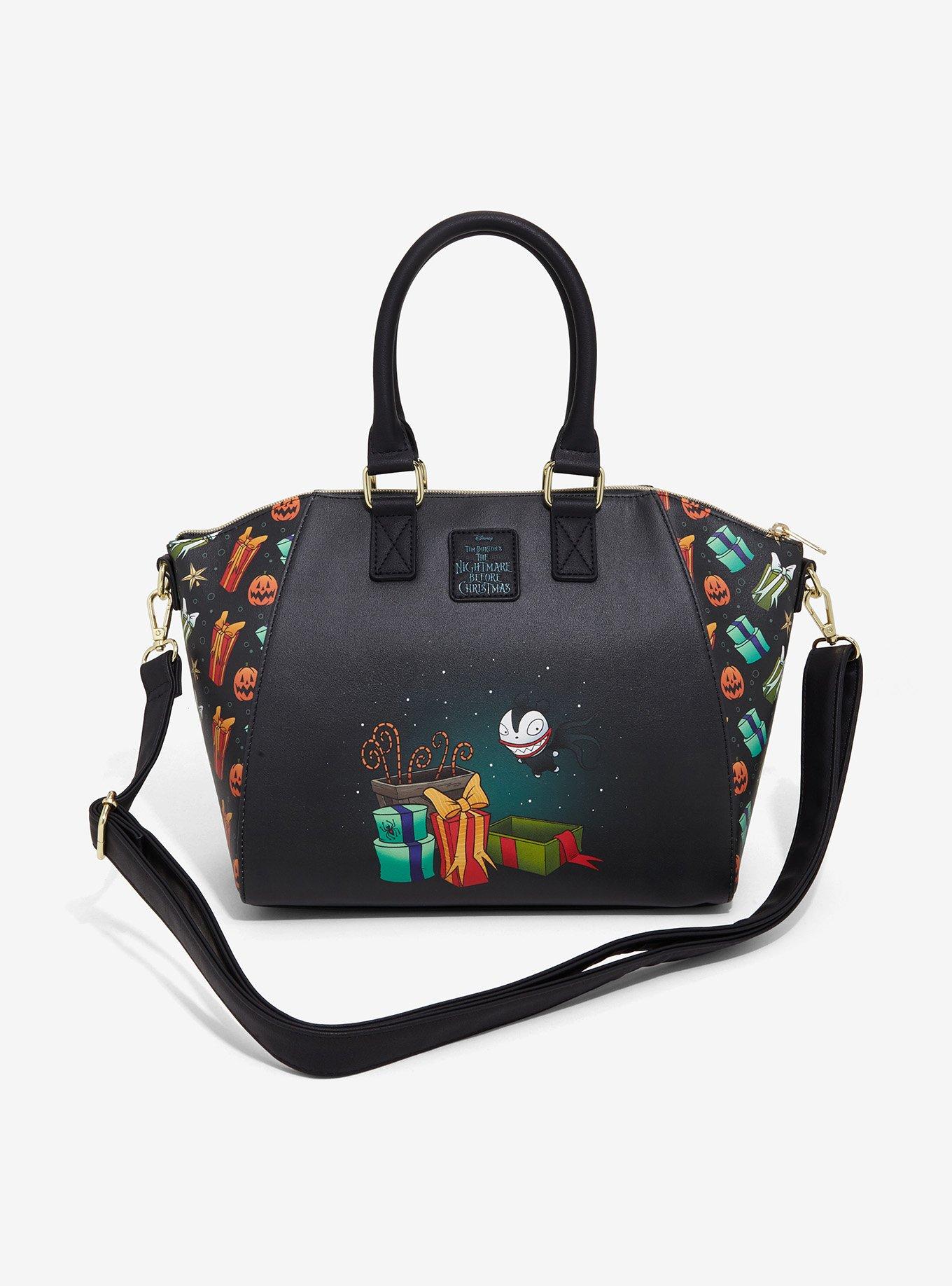 Loungefly The Nightmare Before Christmas Sandy Claws Zero Satchel Bag, , alternate