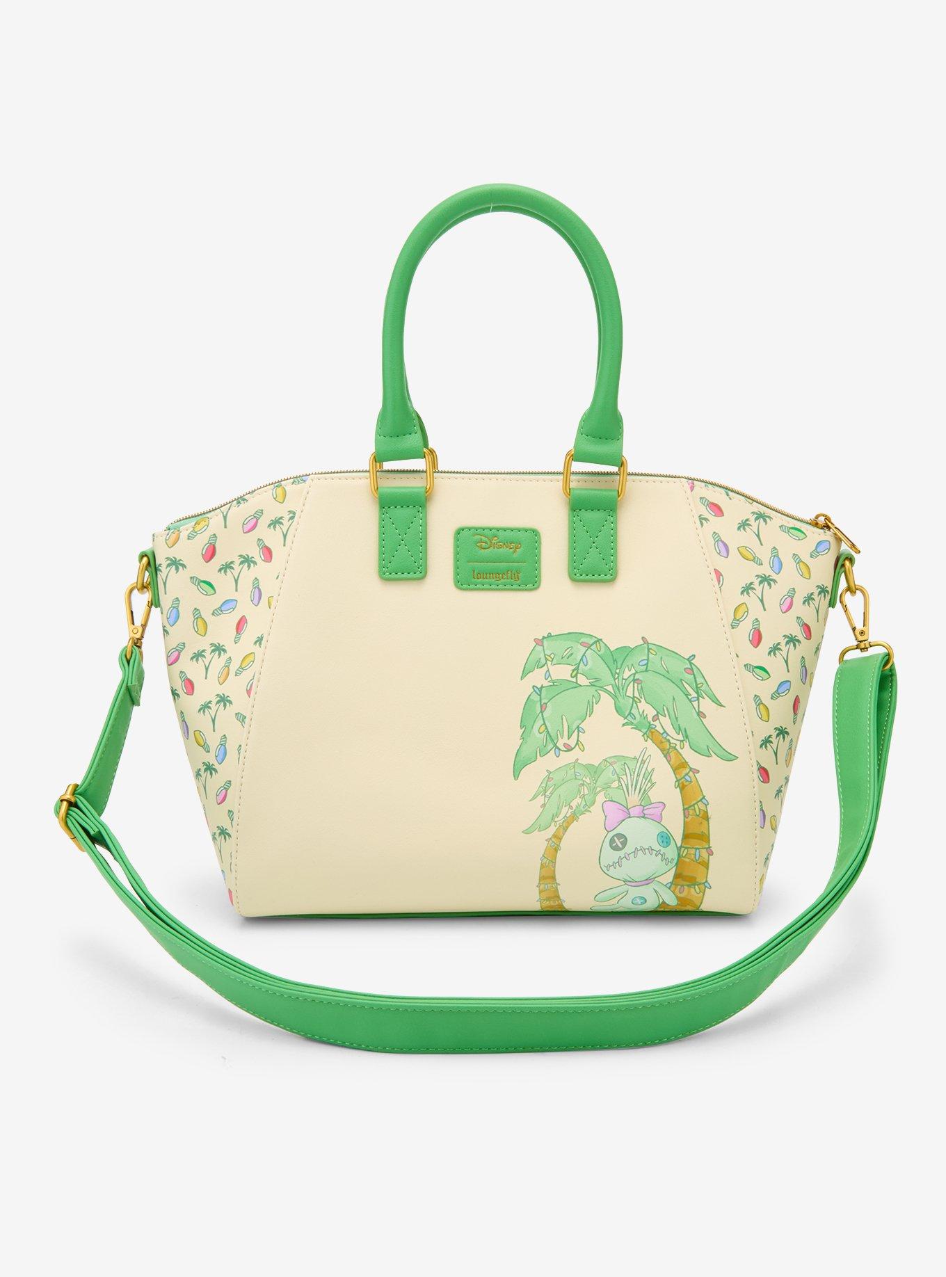 Loungefly Disney Stitch & Scrump Holiday Beach Satchel Bag, , alternate