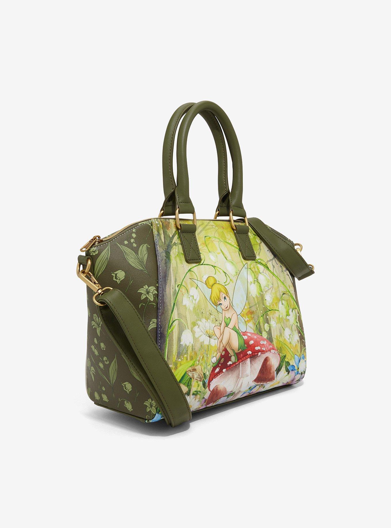 Loungefly Disney Peter Pan Tinker Bell Mushroom Satchel Bag, , hi-res