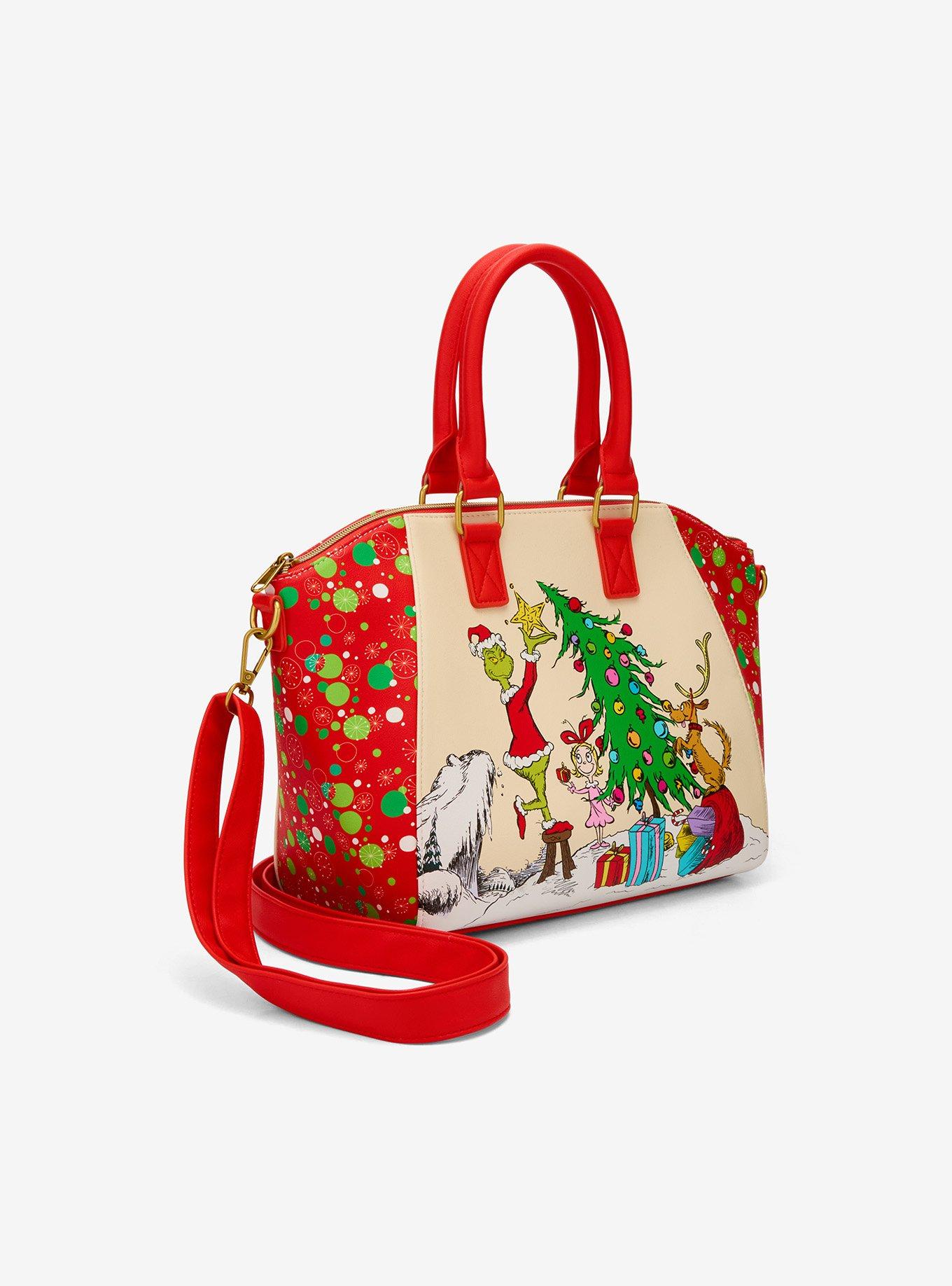 Loungefly Dr. Seuss How The Grinch Stole Christmas! Trio Tree Satchel Bag, , hi-res