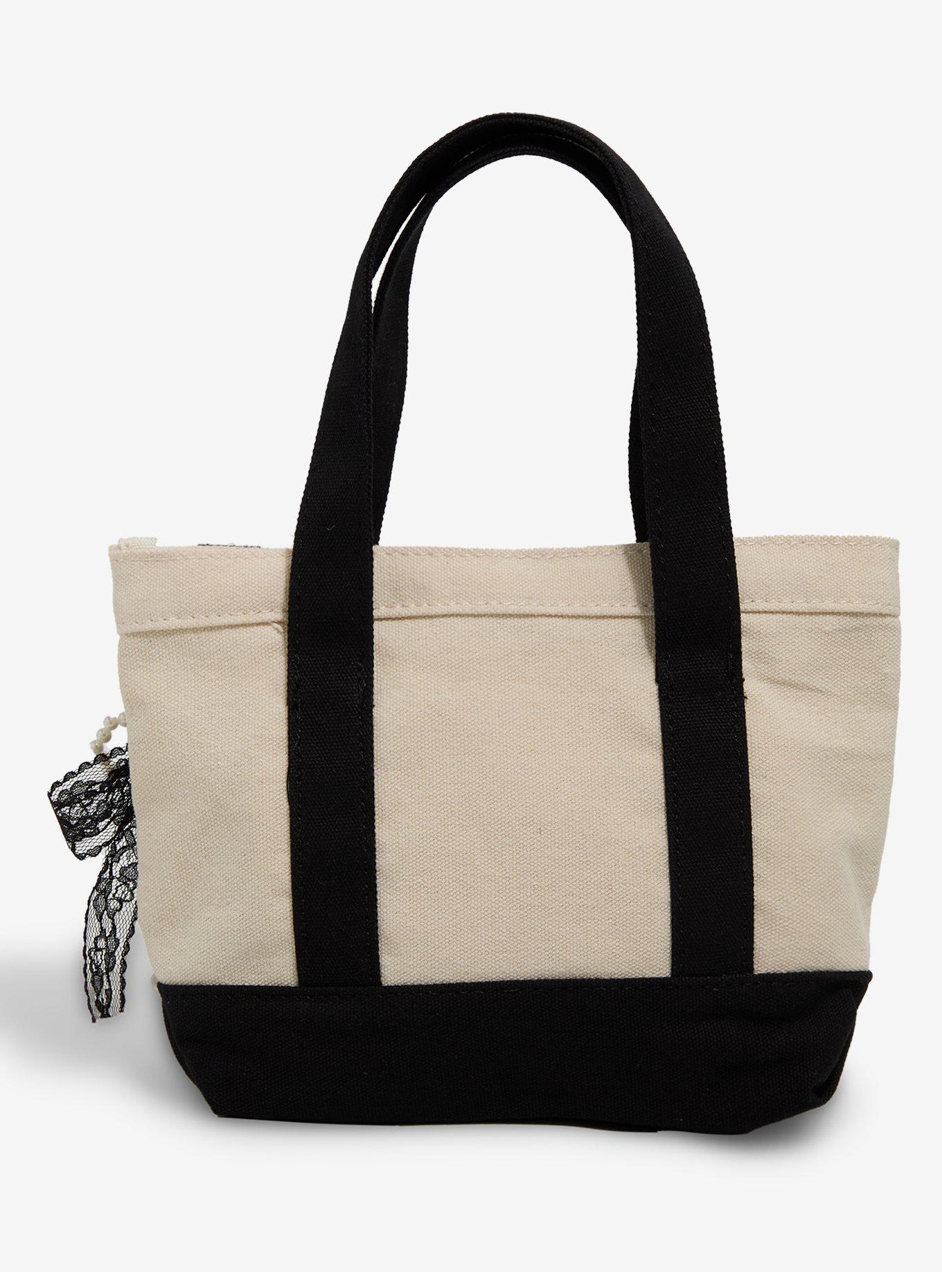 Death Moth Ribbon Charm Mini Tote Bag, , alternate