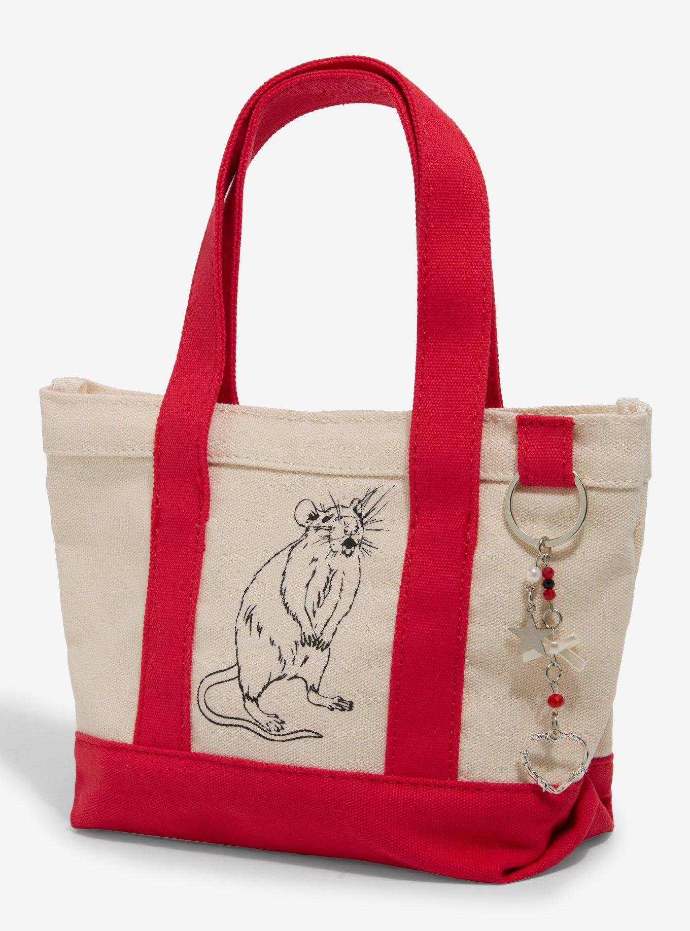 Red Rat Charm Mini Tote Bag, , hi-res