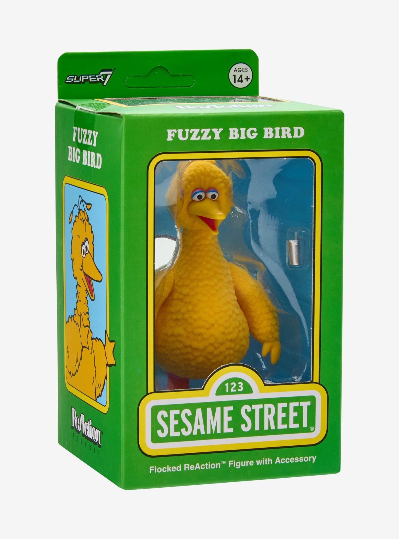 Super7 Sesame Street ReAction Fuzzy Big Bird Figure - BoxLunch Exclusive, , alternate