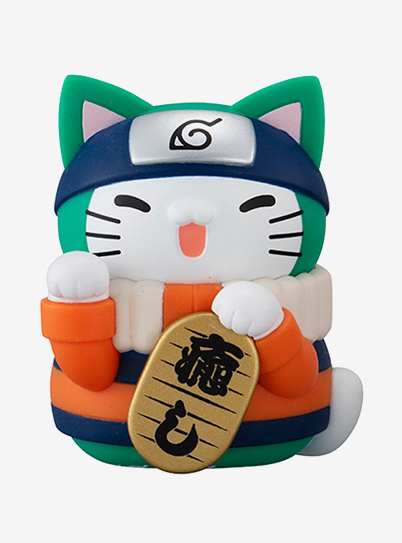 Megahouse Naruto Shippuden Nyaruto! Mega Cat Project Colorful Fortune Cat Blind Box Figure, , alternate