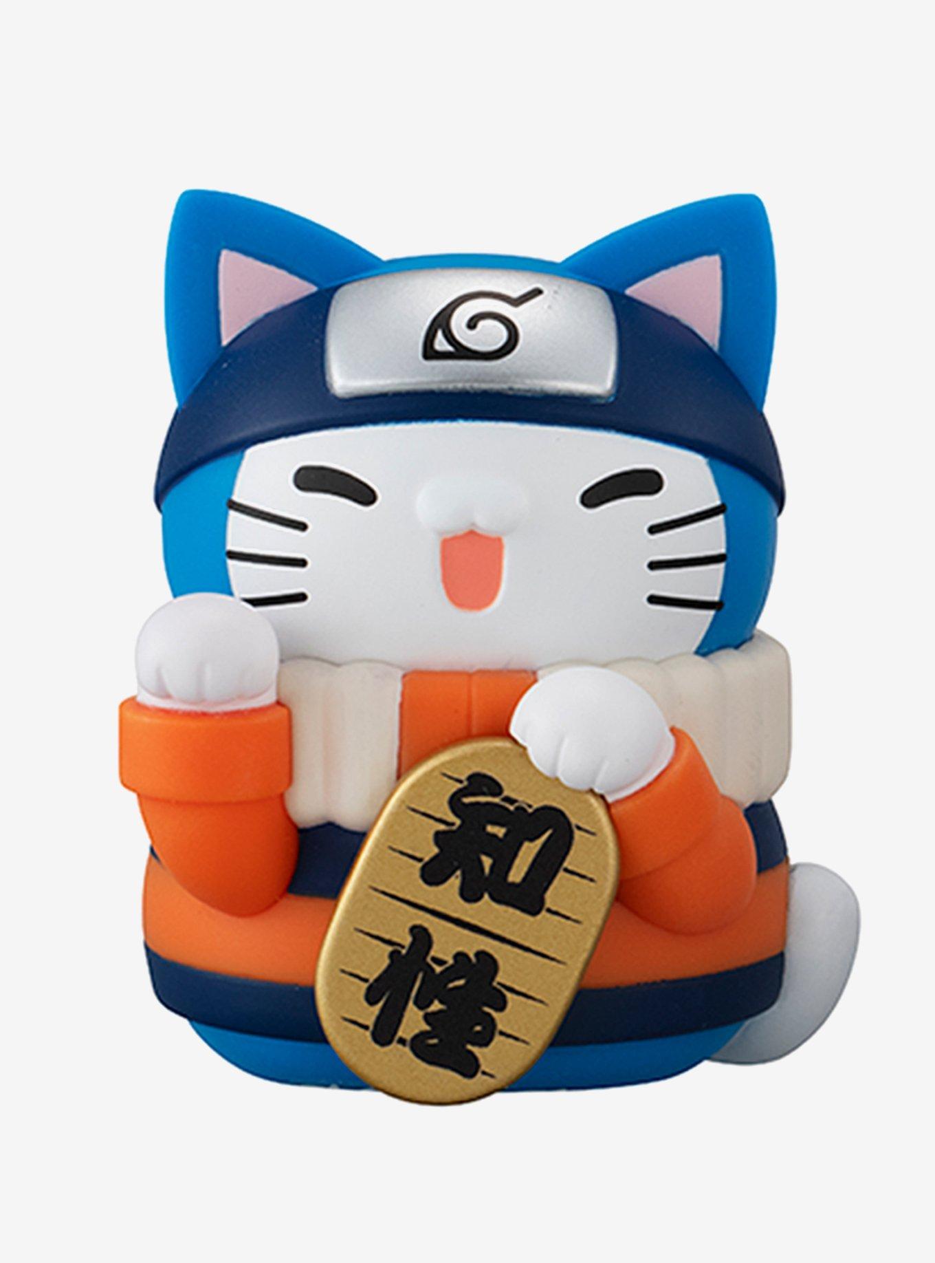 Megahouse Naruto Shippuden Nyaruto! Mega Cat Project Colorful Fortune Cat Blind Box Figure, , alternate