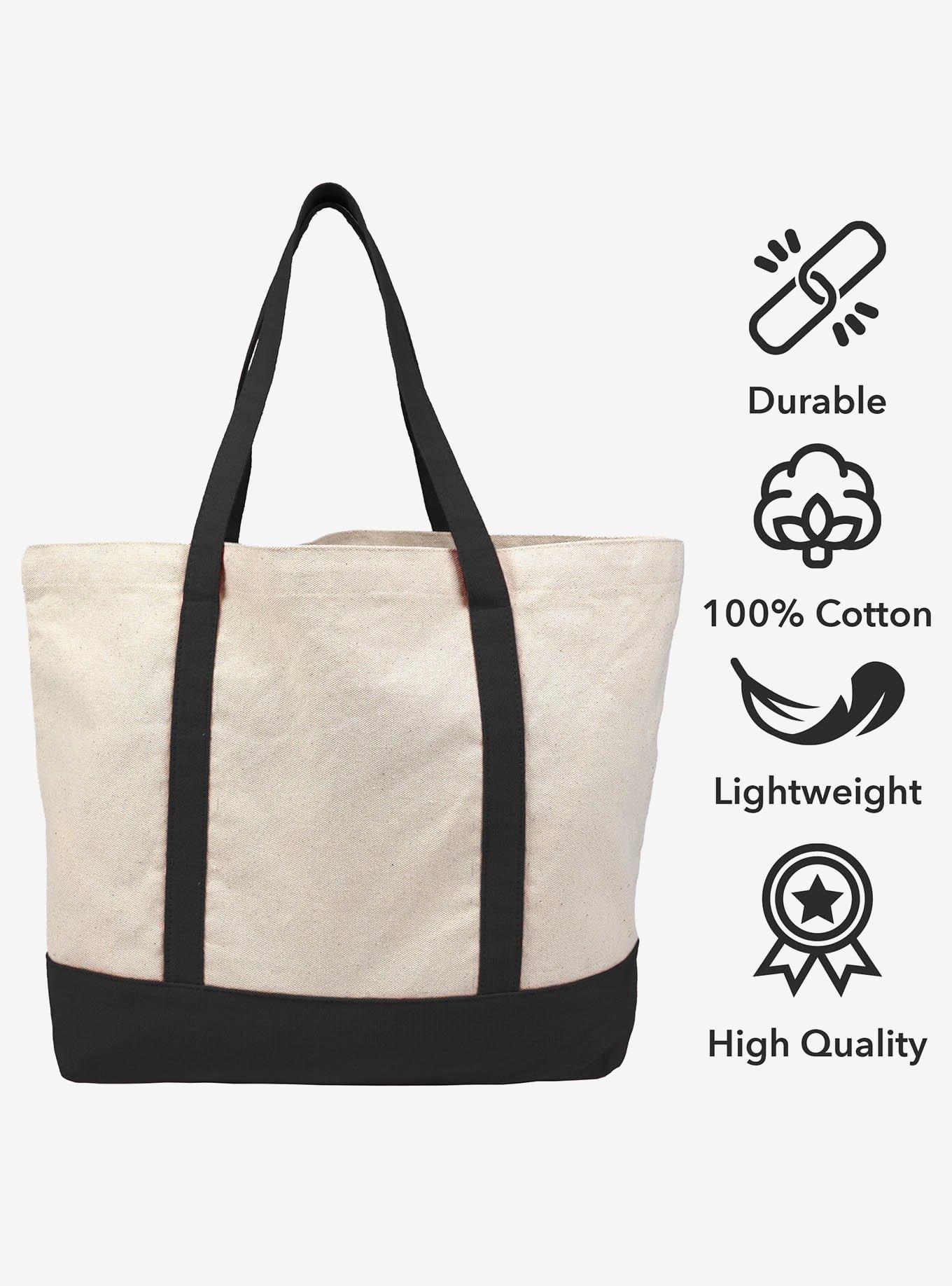 Harry Potter Slytherin Crest Canvas Tote Bag, , alternate