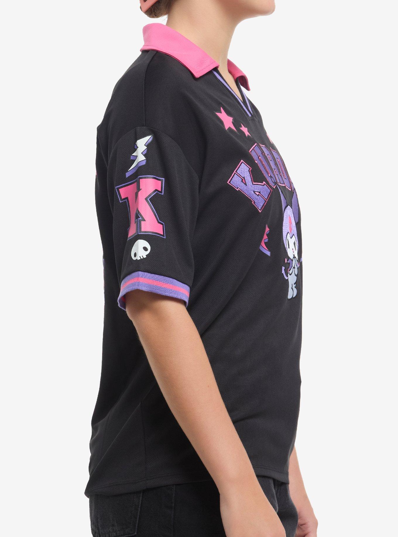 Kuromi Collar Girls Jersey, MULTI, alternate